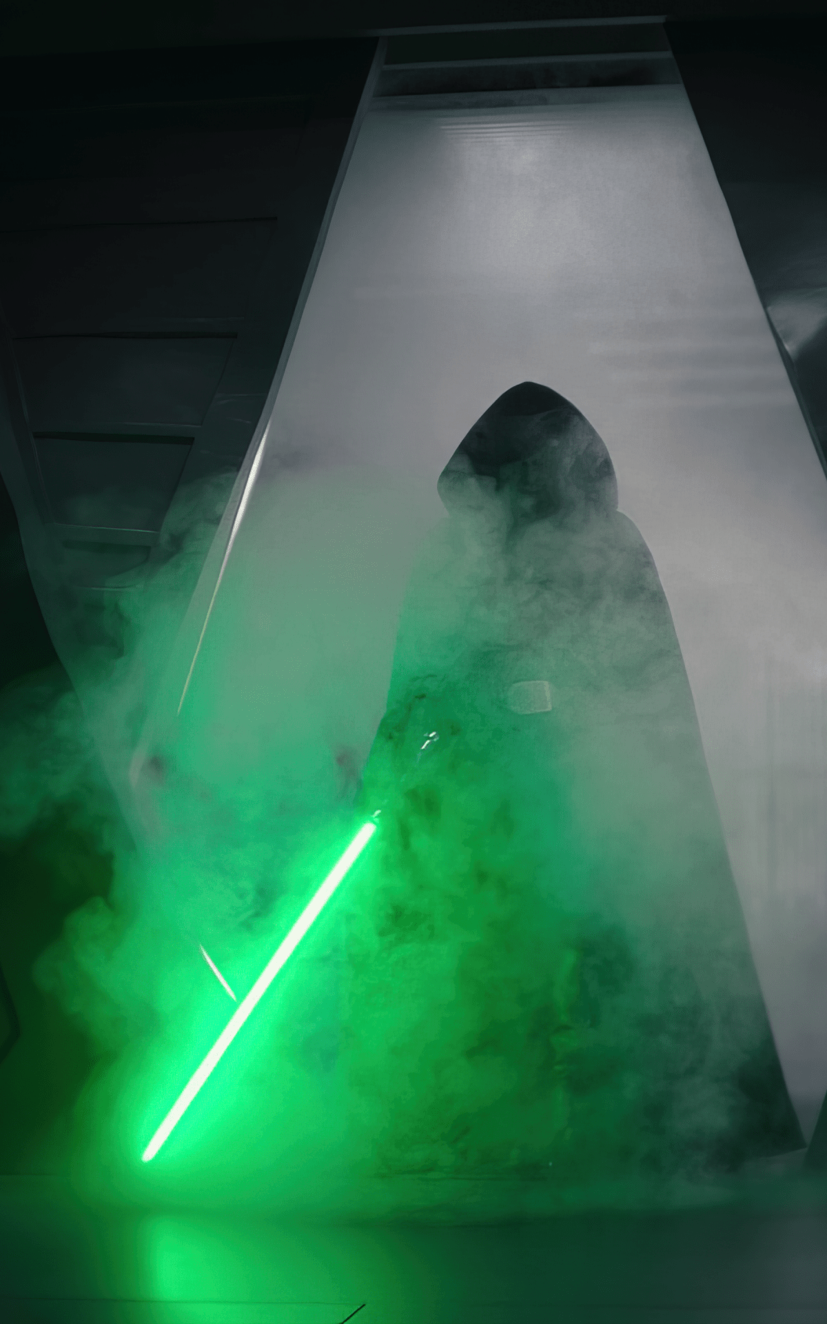 1200x1920 Download 1200x1920 Luke Skywalker, Darth Vader, The Mandalorian, Disney Series, Lightsaber, Smoke, Jedi Wallpaper for Asus Transformer, Asus Nexus Amazon Kindle Fire HD 8.9