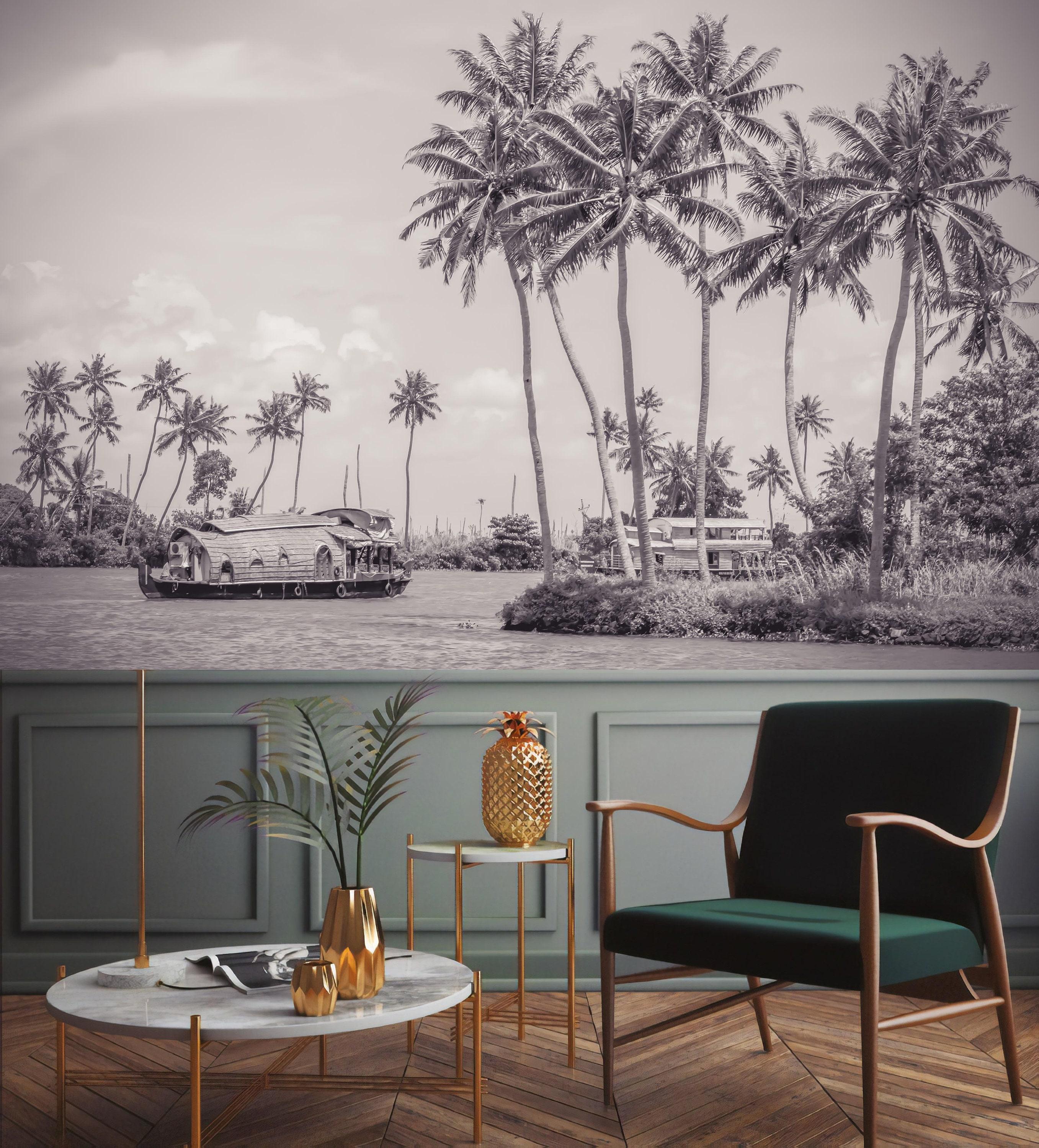 2714x3000 Old Style Photo Houseboat on Kerala Backwaters in Alleppey