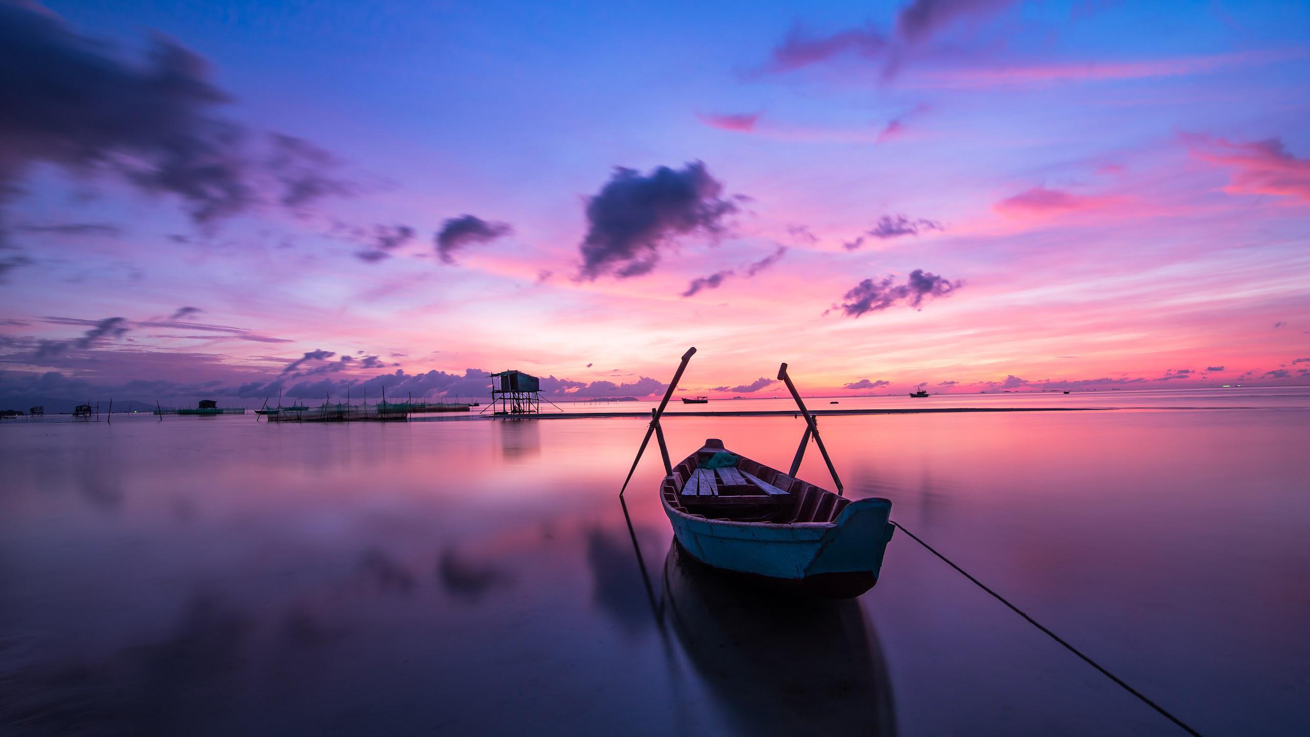 2560x1440 Boat 4K wallpaper for your desktop or mobile screen free and easy to download