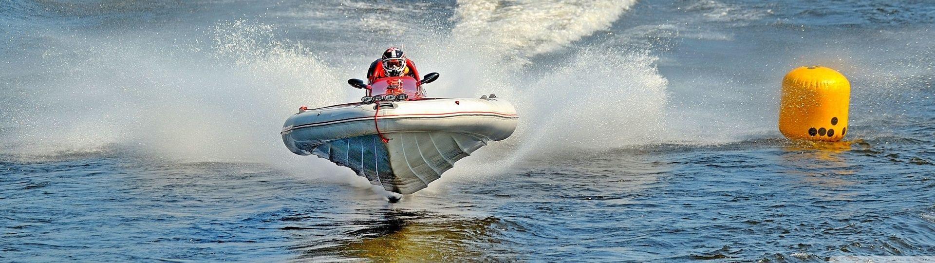 1920x540 Boat Racing Wallpaper