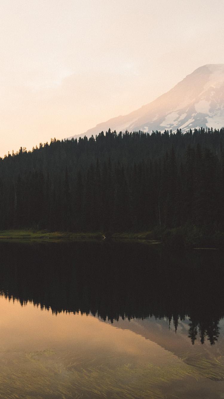 750x1334 iPhone 6 wallpaper. sunset lake mountain sky river nature
