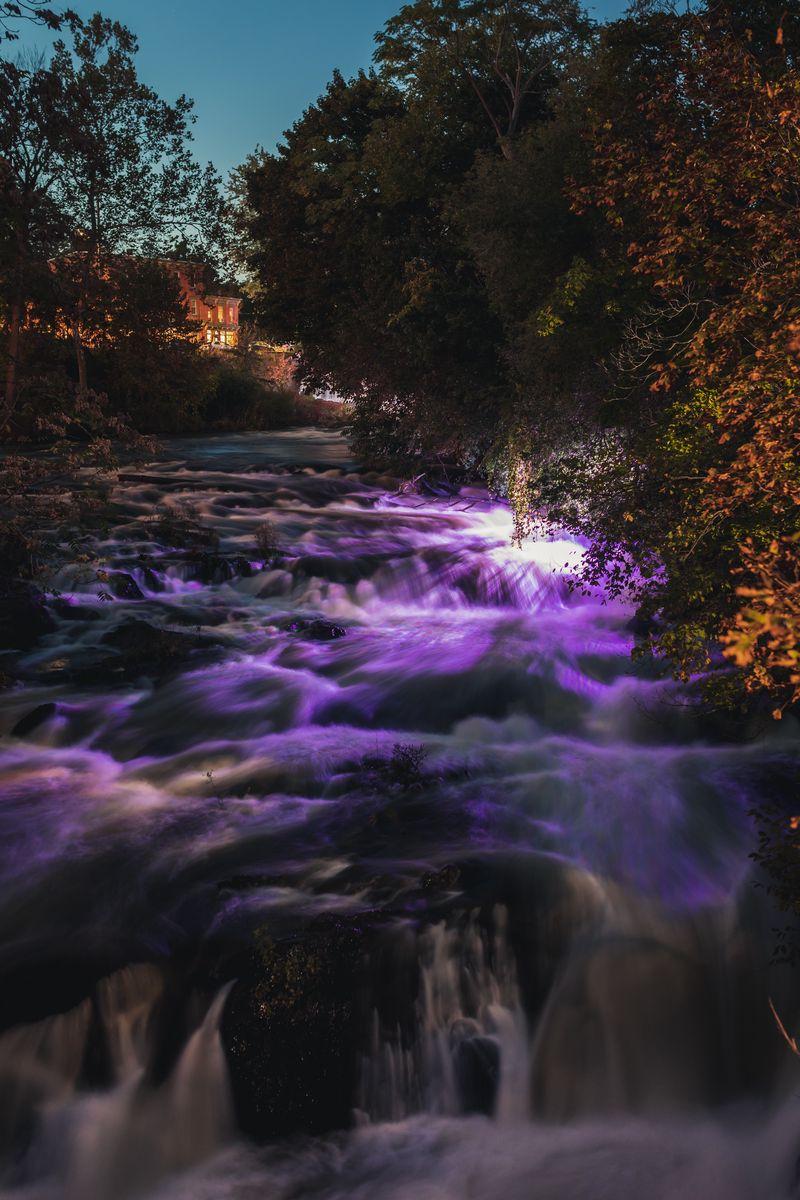 800x1200 Download Wallpaper 800x1200 River, Current, Waterfall, Sunset Iphone 4s 4 For Parallax HD Background