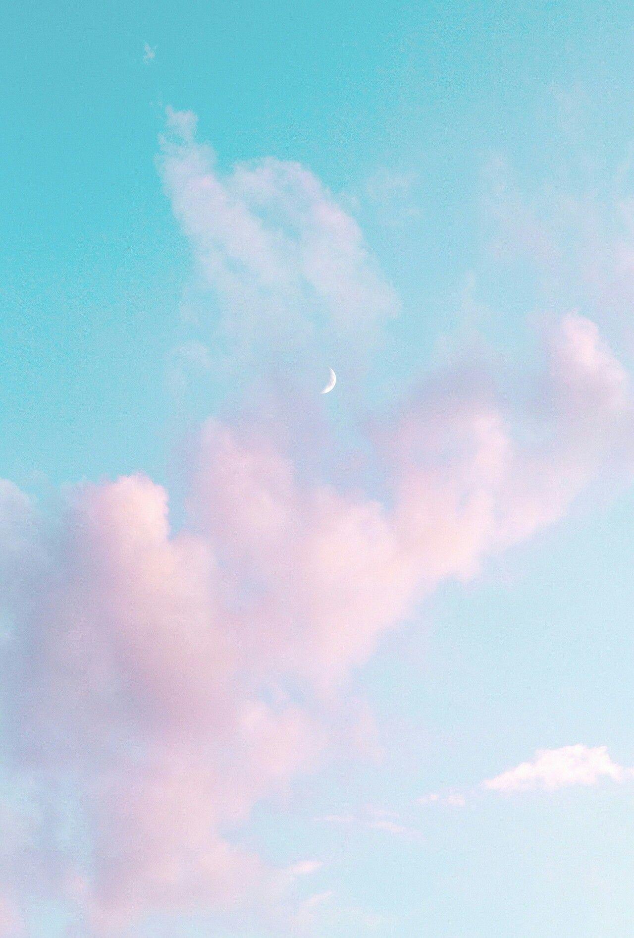 Clouds Pattern Blue Wallpaper  Aesthetic Clouds Wallpaper Phone