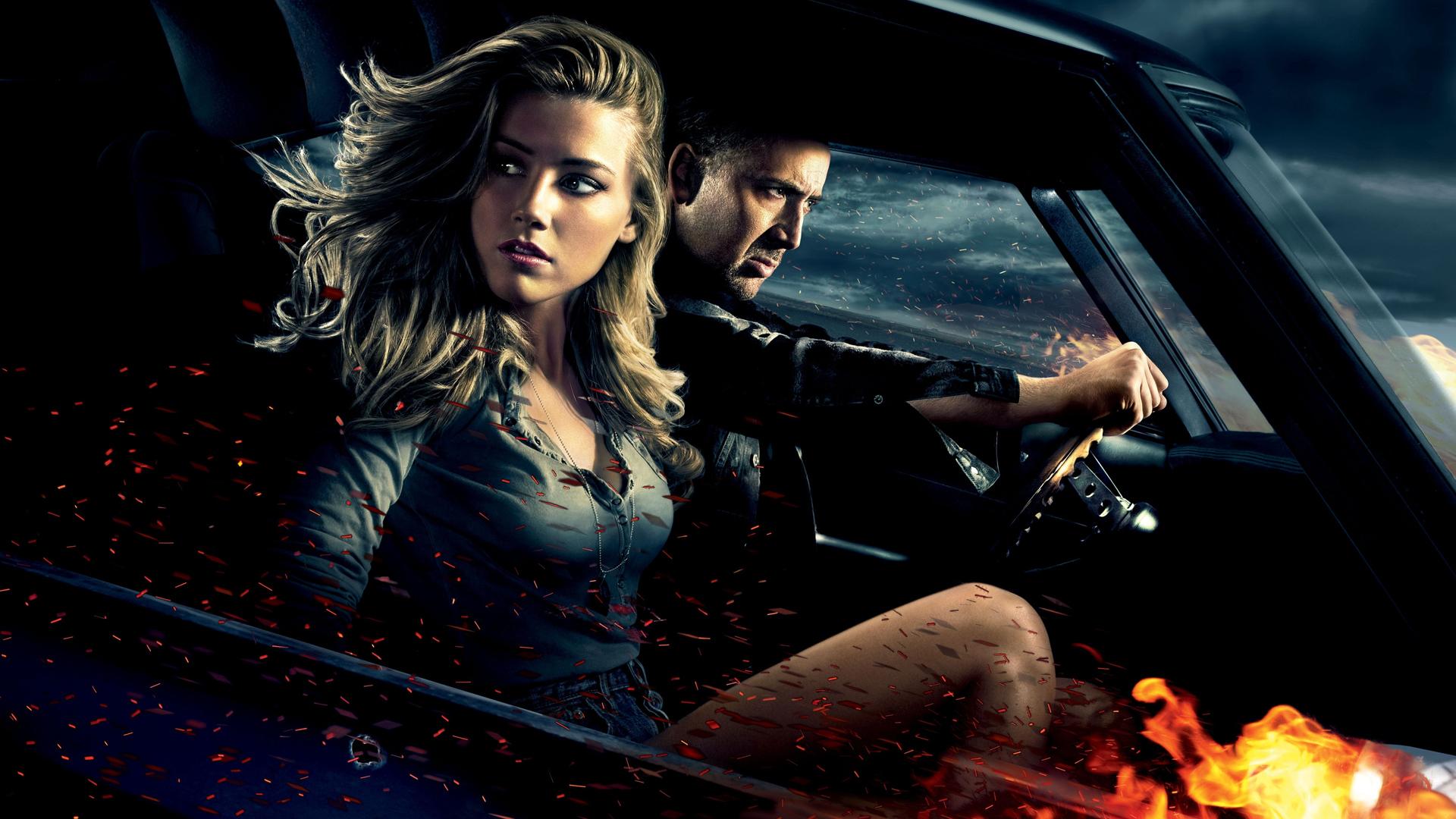 1920x1080 Desktop Wallpaper Nicolas Cage, Amber Heard, Drive Angry, 2011 Movie, HD Image, Picture, Background, 1 Mfas