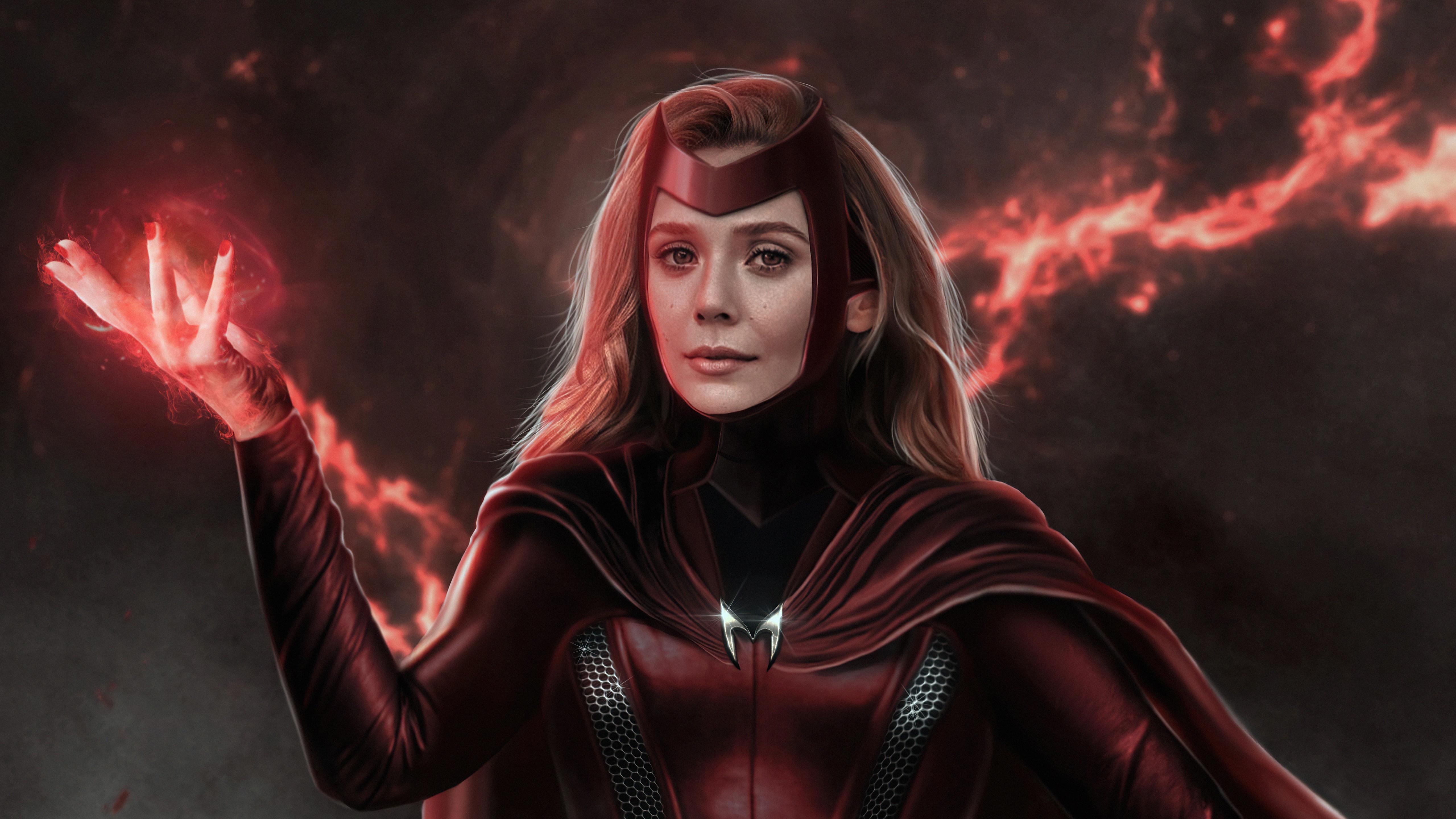 5120x2880 Wallpaper 4k Wanda Vision Scarlet Witch Tv Series 4k Wallpaper