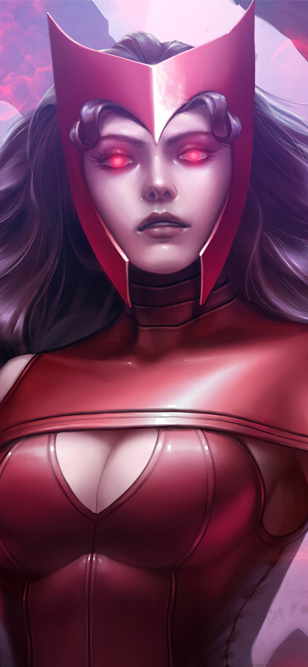 1284x2778 Scarlet Witch 4K phone HD Image Background. iPhone Wallpaper Free Download