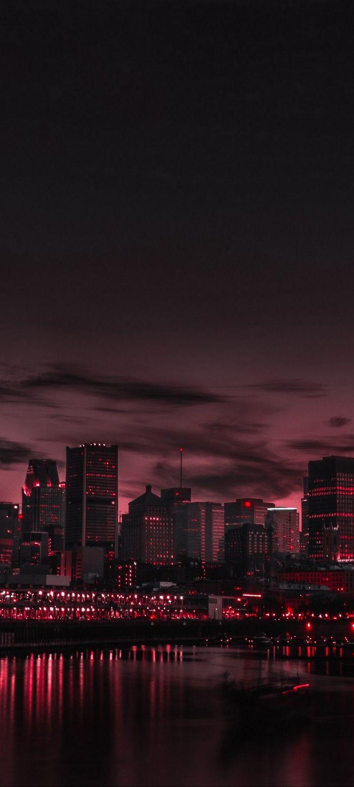 720x1600 City Night Panorama Wallpaper - [720x1600]