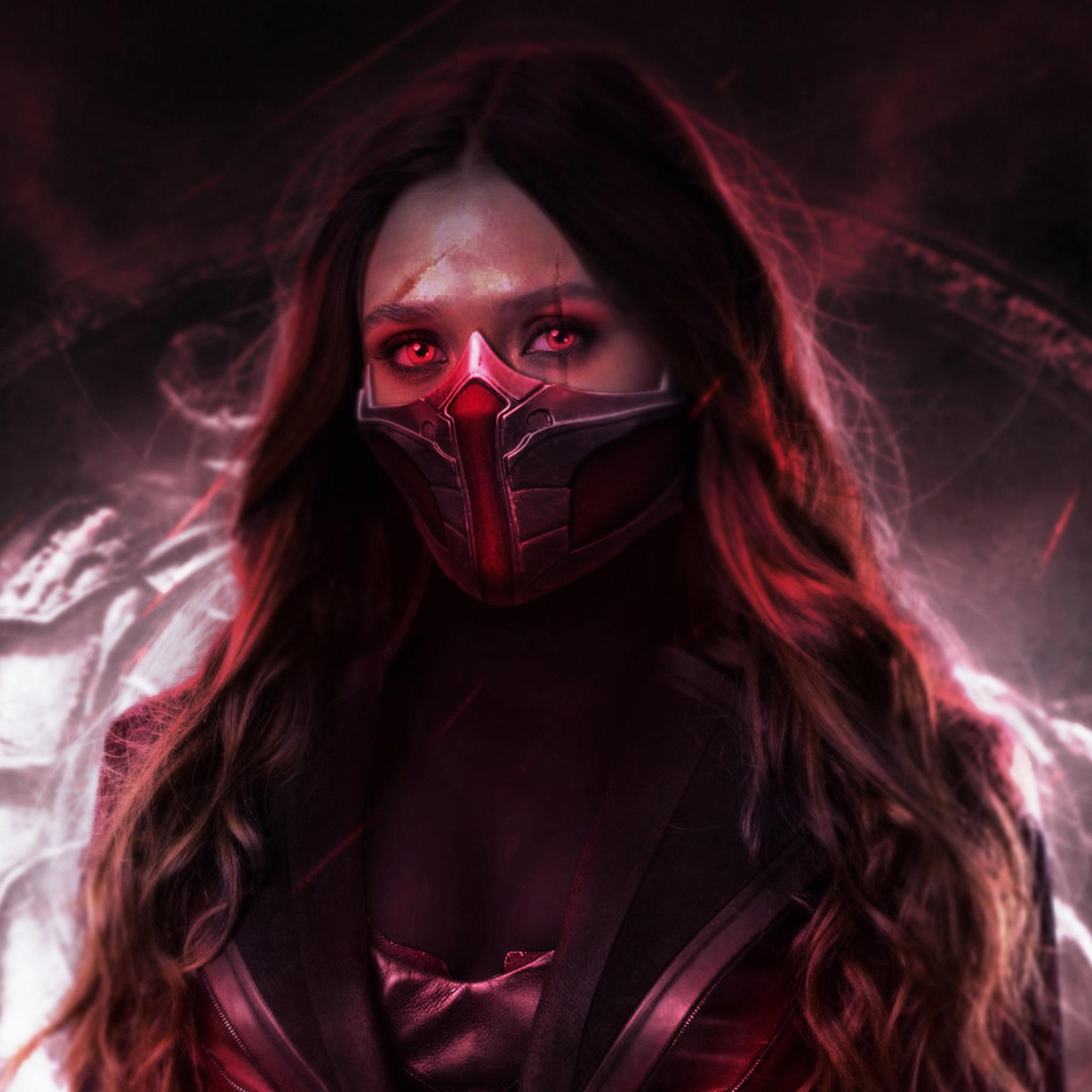 2048x2048 Wallpaper 4k Scarlet Witch 4k New Wallpaper