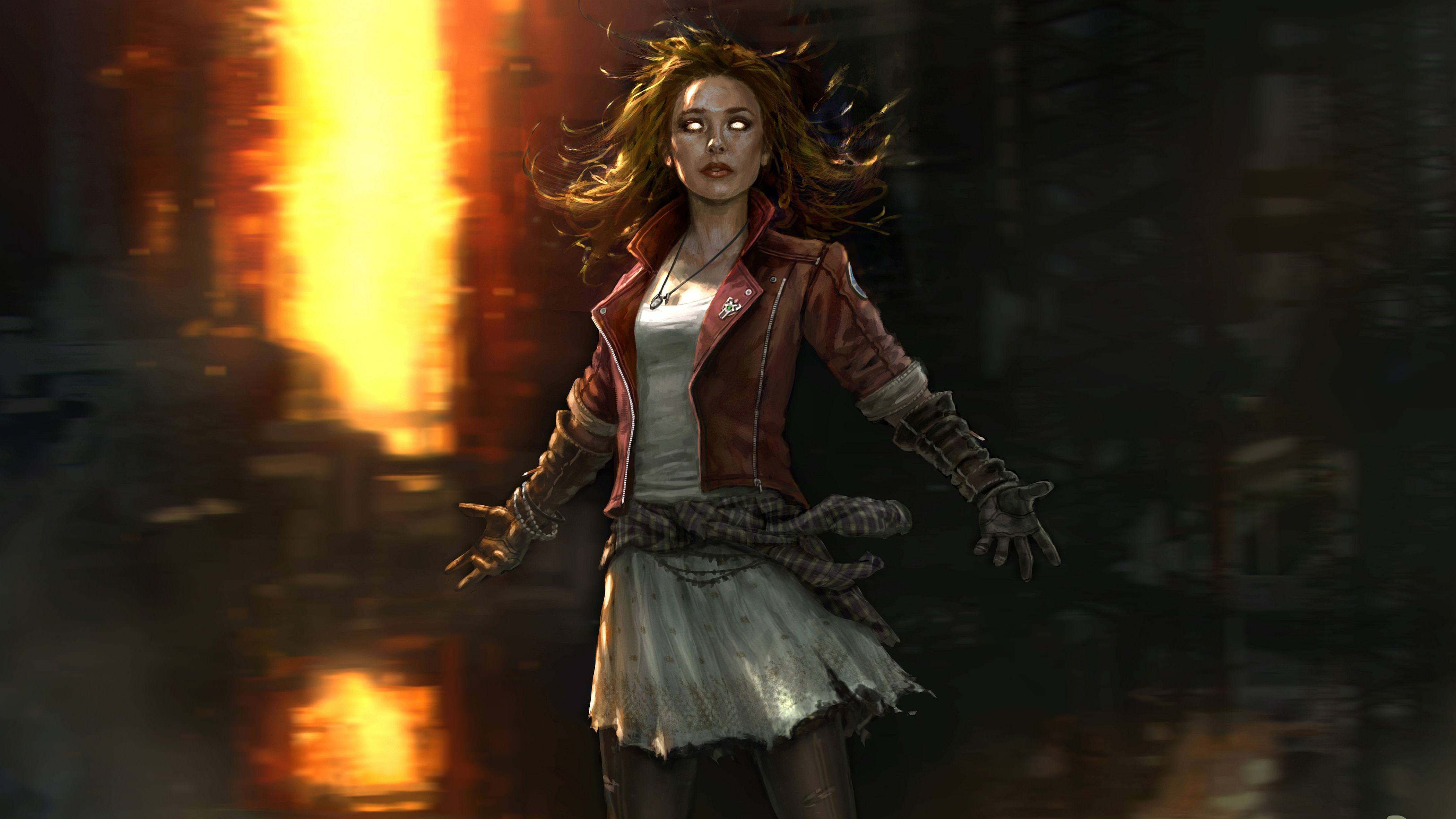 4200x2362 Download Scarlet Witch 4K Ultra HD iPhone Desktop Wallpaper