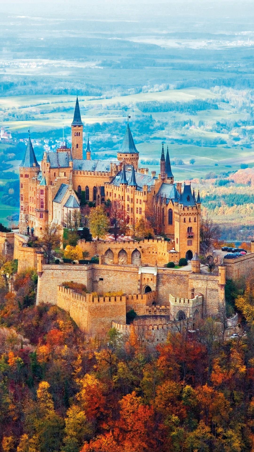 1080x1920 Germany, Bavyera, Neuschwanstein Castle, Forest