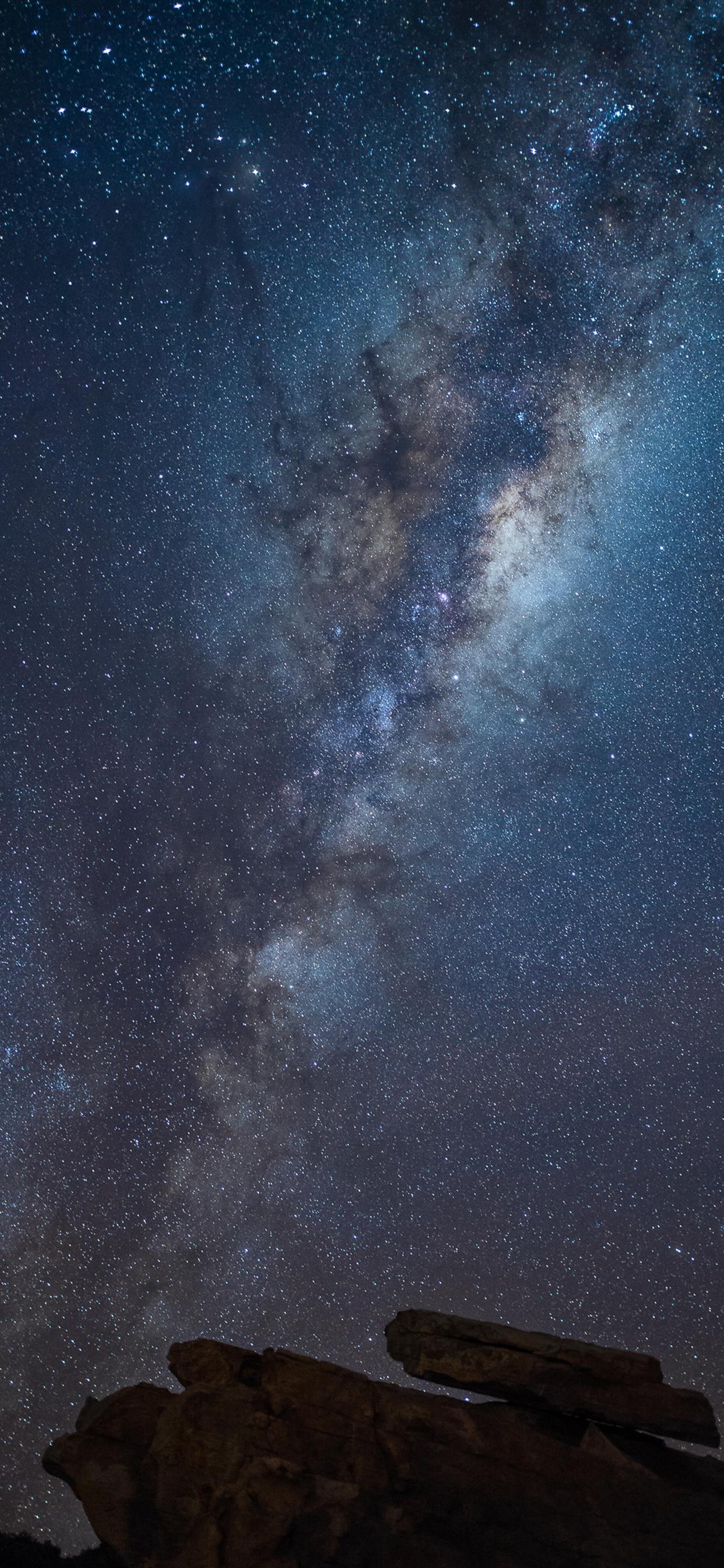 1242x2688 Milky Way iPhone 11 Wallpaper Free Download