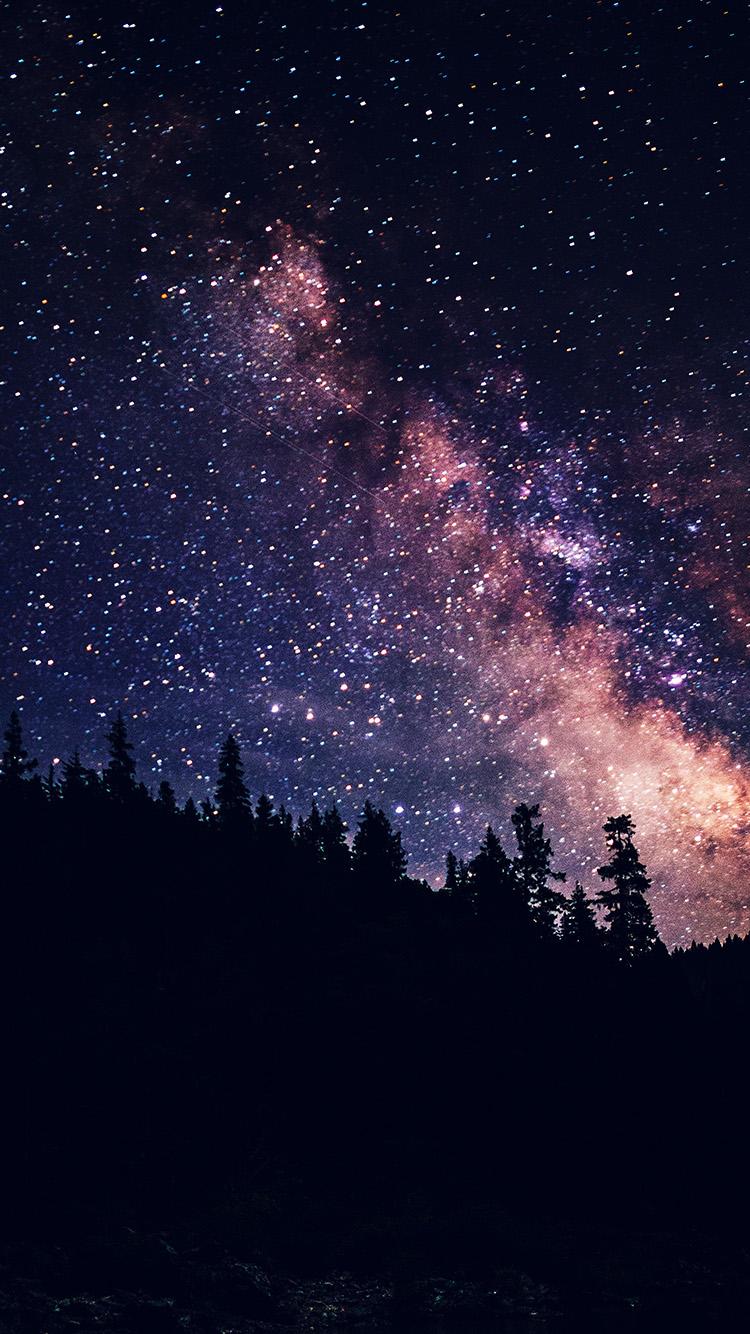 750x1334 iPhone 6 Wallpaper sky dark space milkyway star nature