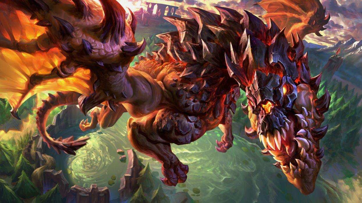 1245x700 League Legends fantasy art artwork wallpaperx1440