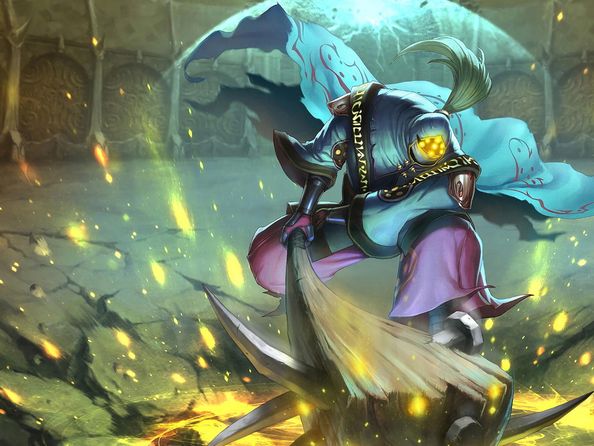 2048x1536 Wallpaper 4k Vandal Jax LoL Splash Art League of Legends lol Wallpaper