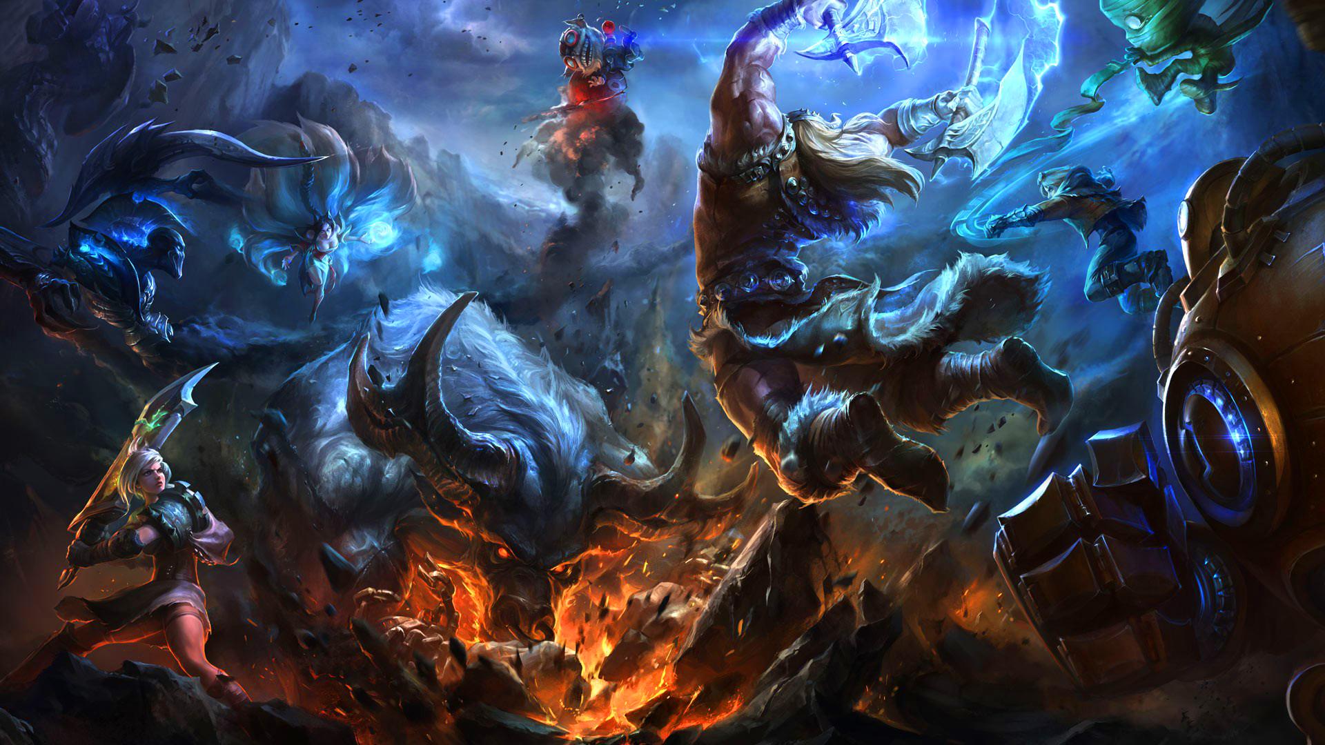 1920x1080 League of legends champions art wallpaperx1080