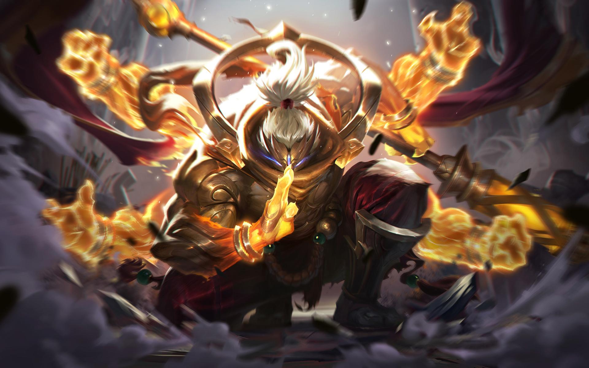 1920x1200 Download wallpaper Jax, MOBA, warrior, League of Legends for desktop with resolution 1920x1200. High Quality HD picture wallpaper