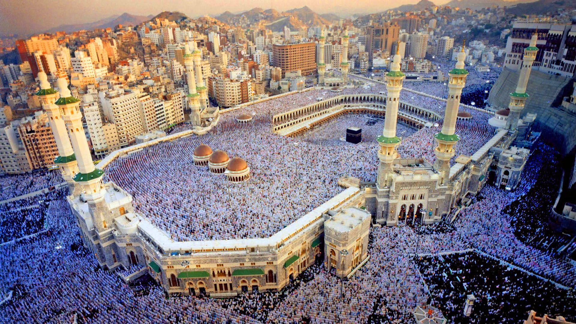 1920x1080 Al Kaaba Al Musharrafah Holy Kaaba Is A Building In The Center Of