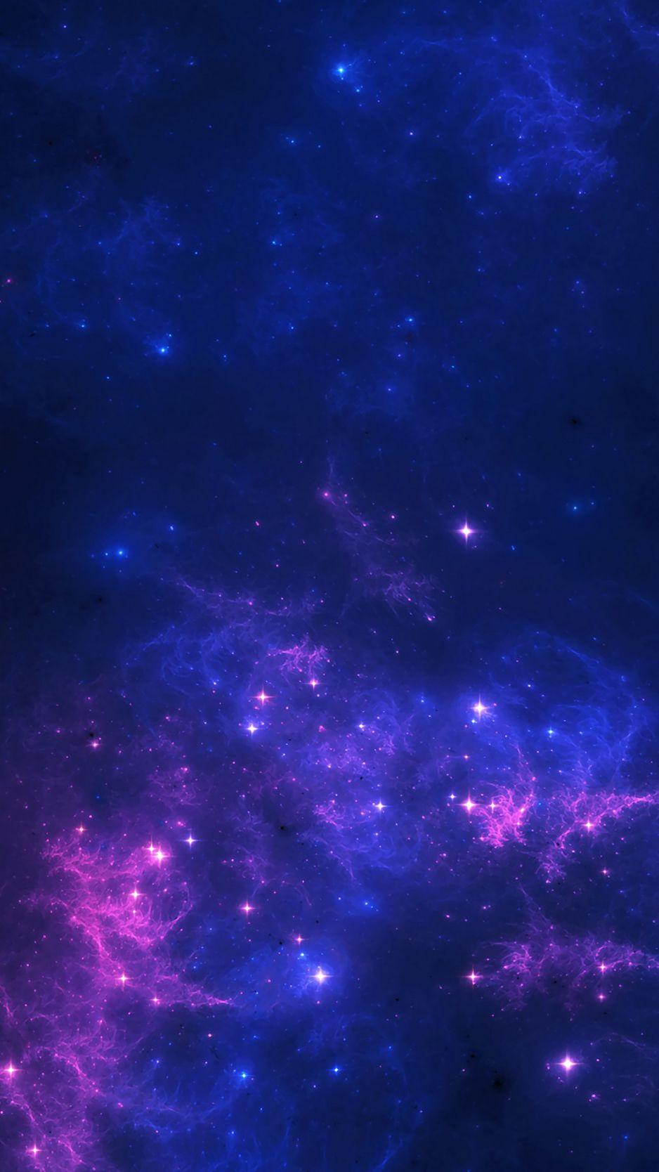 938x1668 Download Wallpaper 938x1668 Milky Way, Galaxy, Space, Stars, Universe, Shine, Art Iphone 8 7 6s 6 For Parallax HD Background
