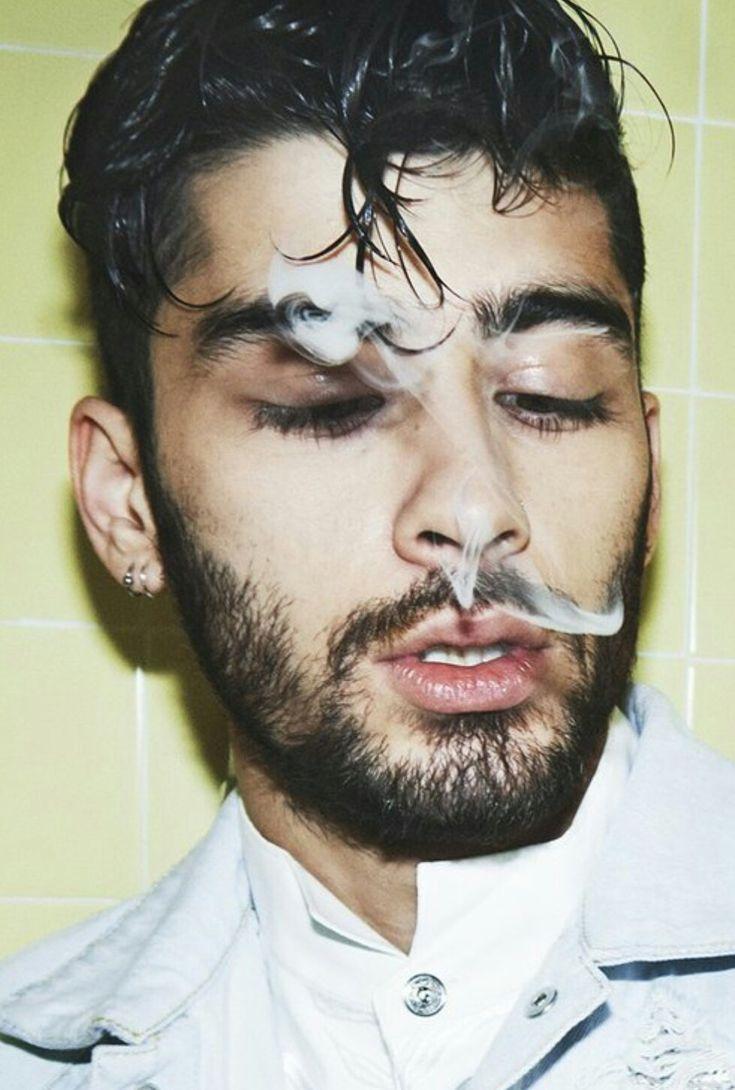 735x1090 Zayn Malik smoking