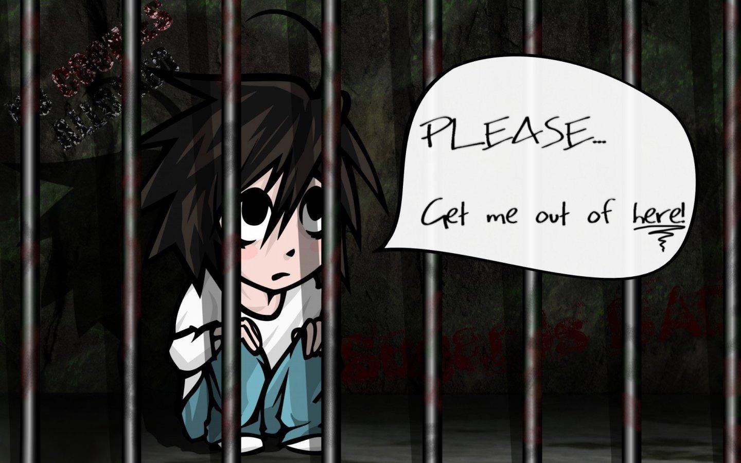 1440x900 Anime funny wallpaper