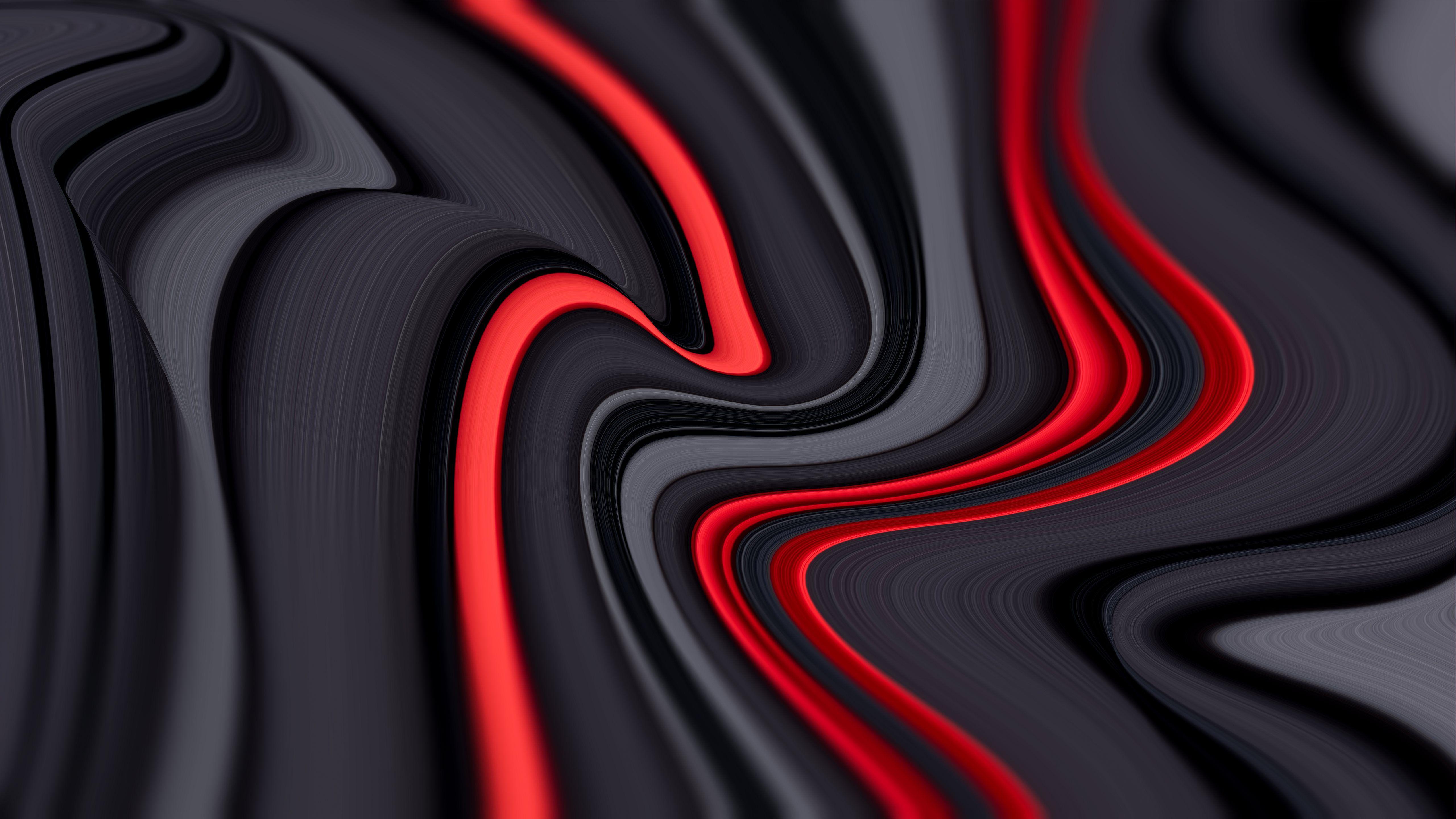 5120x2880 Red And Grey Wallpaper