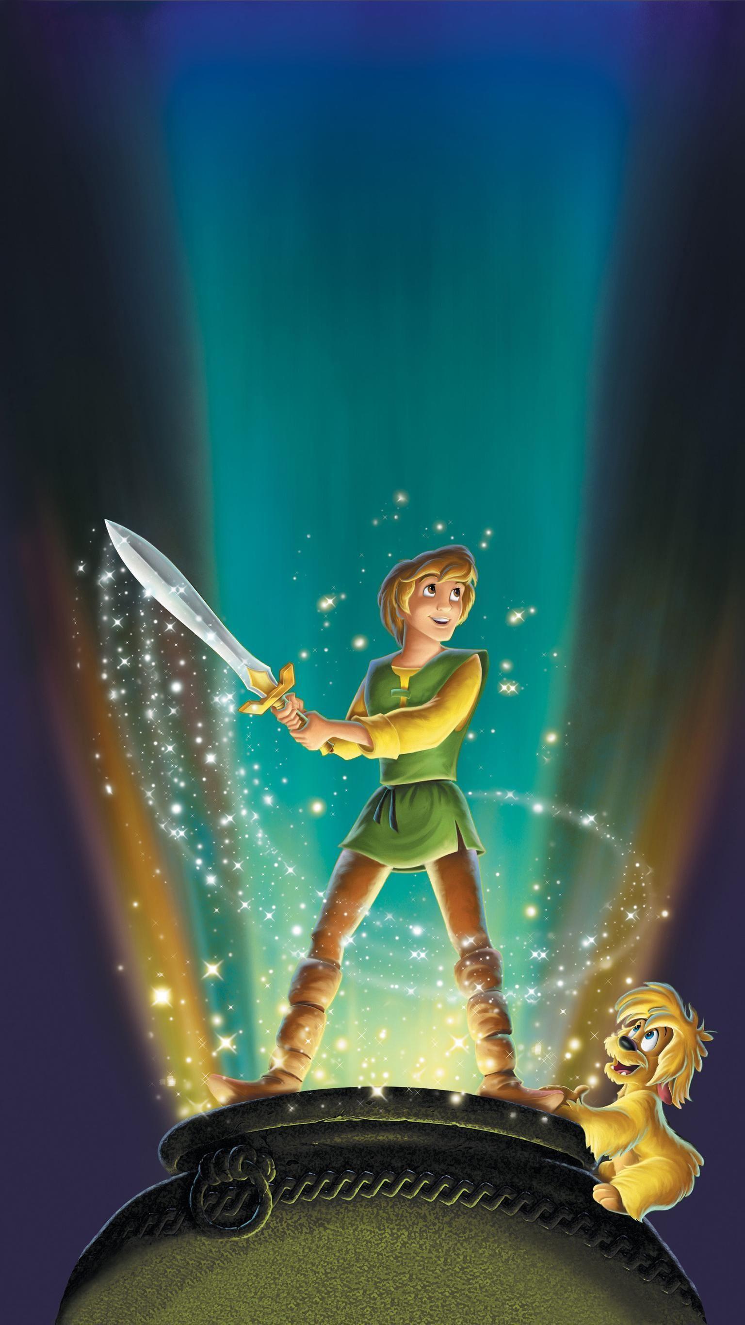 1536x2732 The Black Cauldron (1985) Phone Wallpaper. Moviemania. The black cauldron, Disney movie characters, Walt disney characters