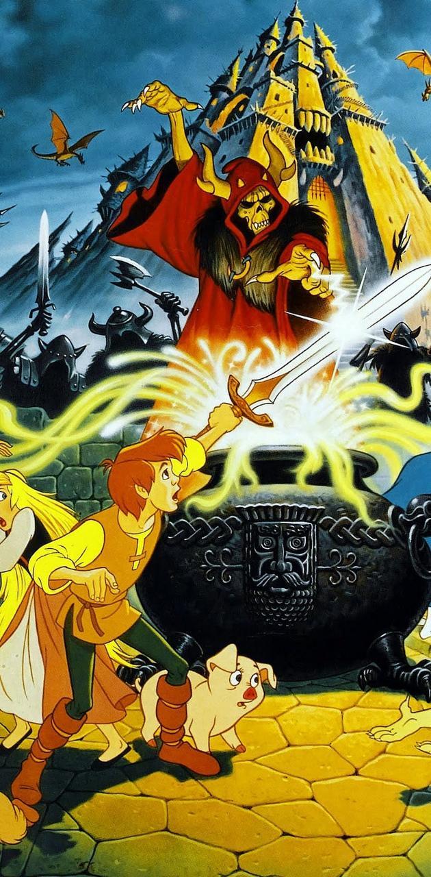 630x1280 Black Cauldron wallpaper