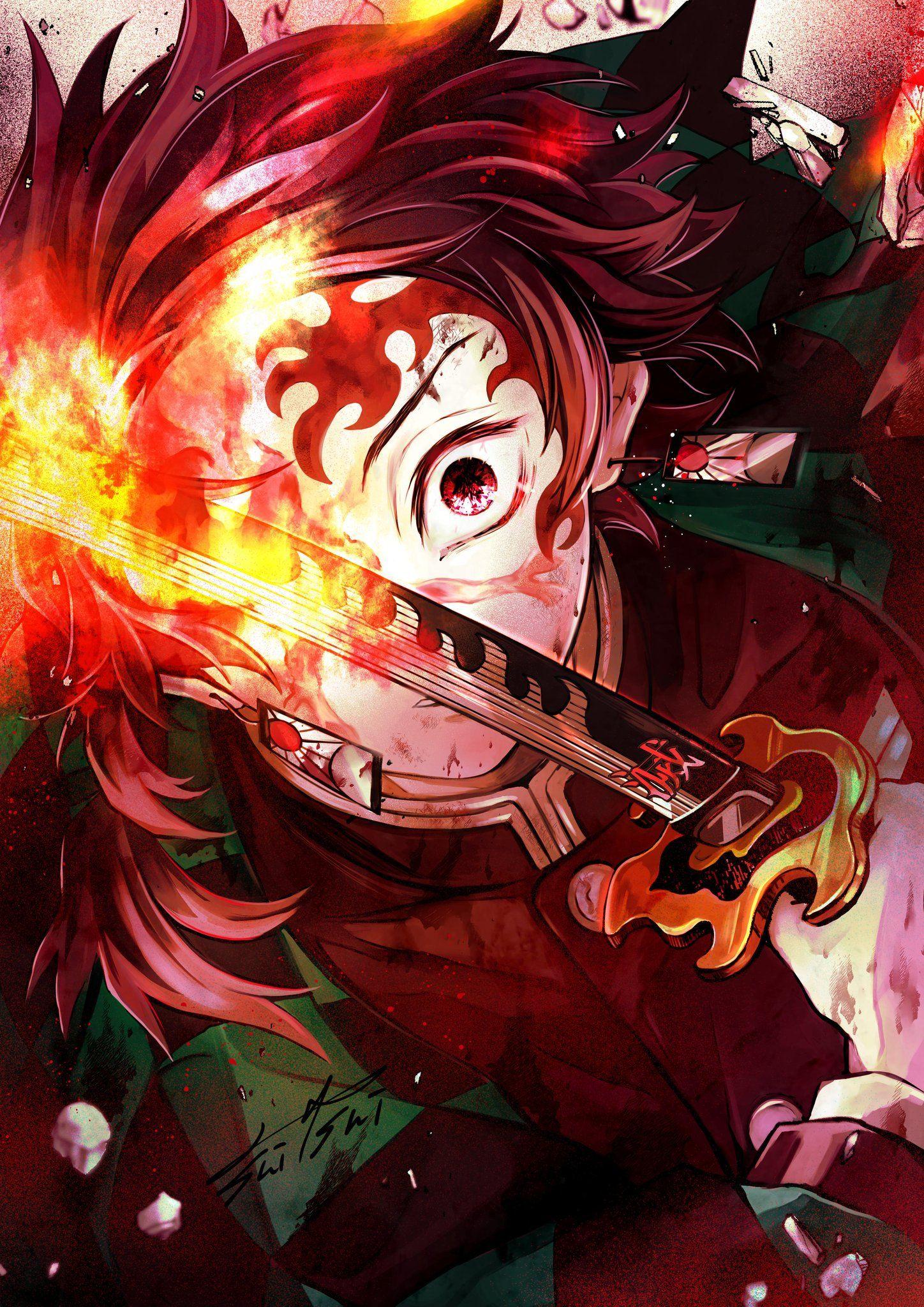 1448x2048 鬼滅の刃. Anime demon, Slayer anime, Anime wallpaper