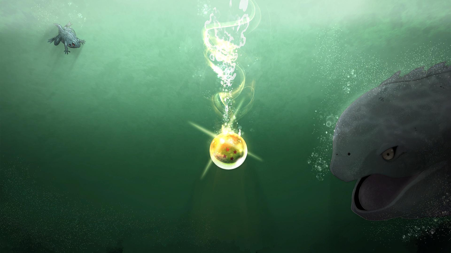 1920x1080 Dragon Ball Dragon Ball Z Dragon Ball Super Dragon Ball Xenoverse 2 Anime Frog Video Game Art Fish Wallpaper:1920x1080