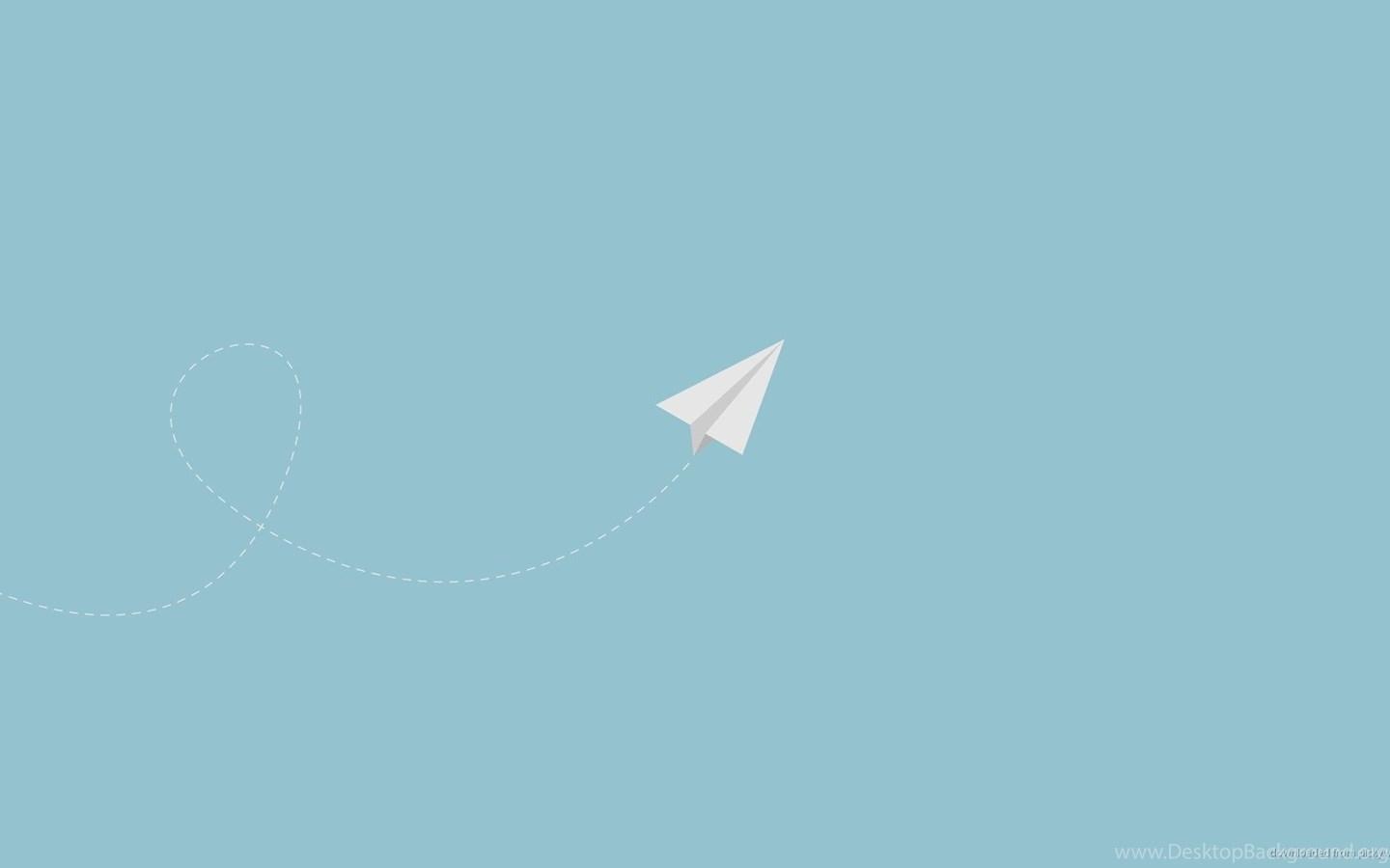 1440x900 Paper Plane Wallpaper