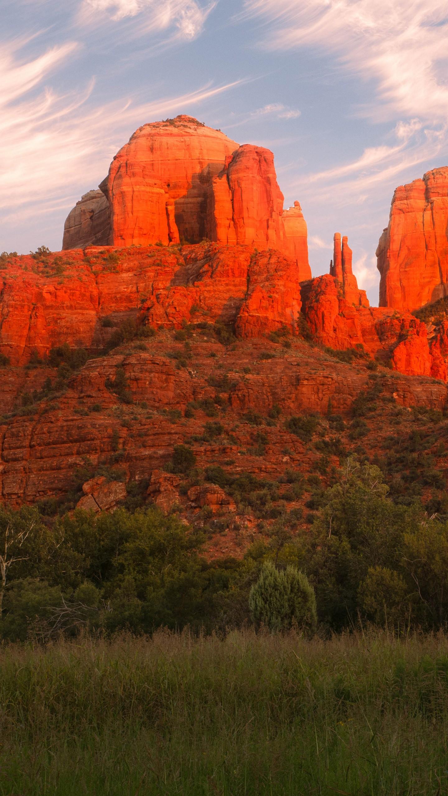 1440x2560 Arizona Canyon Mountain Rock Sedona 4K 5K HD Nature Wallpaper