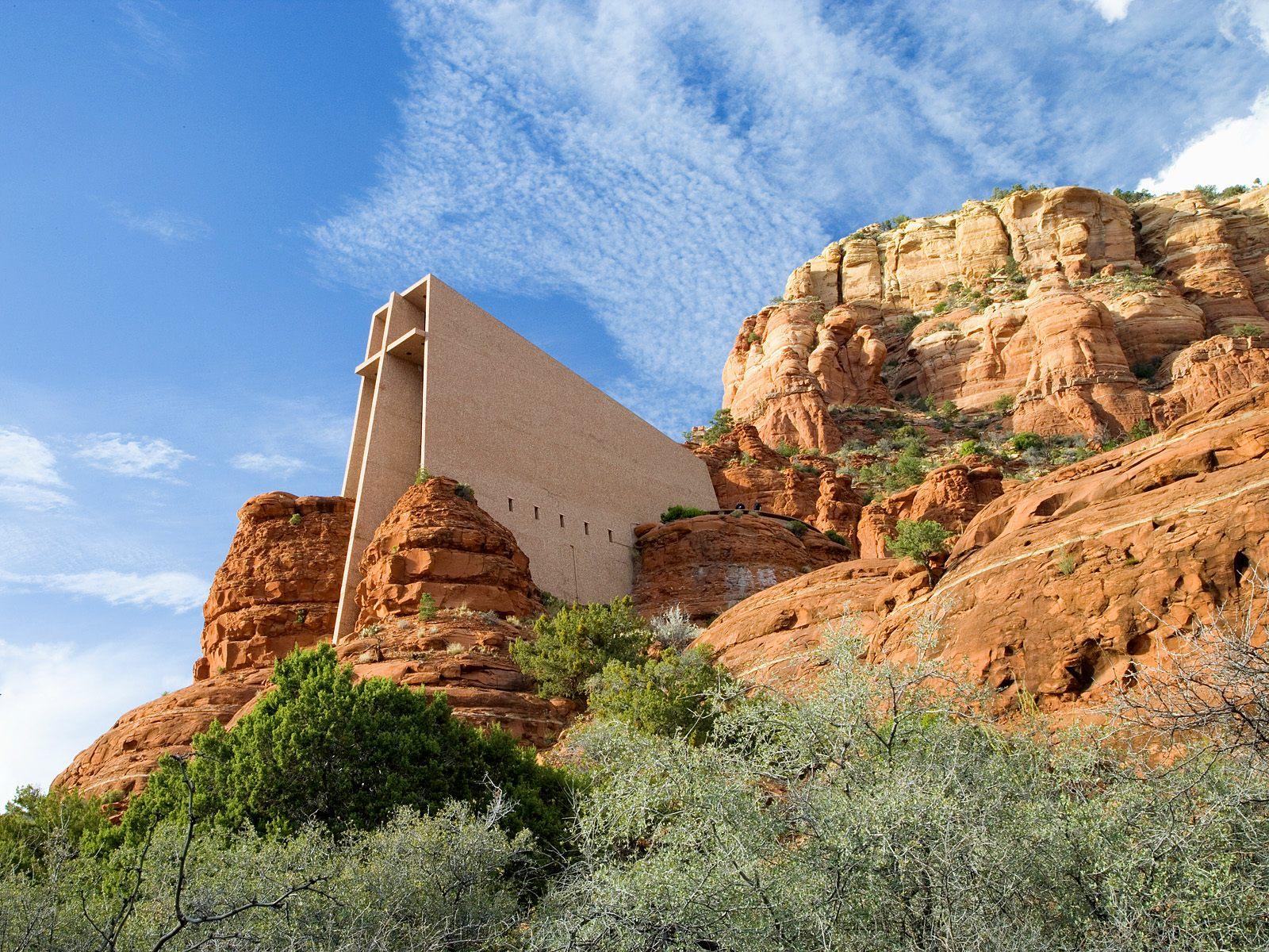 1600x1200 Nature Wallpaper Free Chapel of the Holy Cross, Sedona, Arizona Wallpaper, Photo, Picture and Background