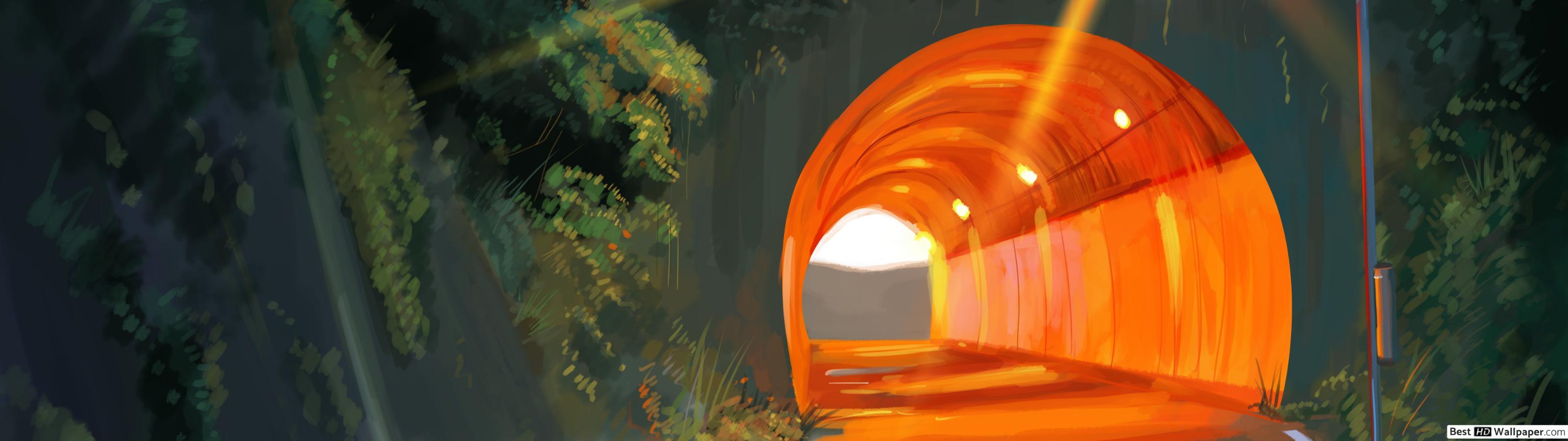 3200x900 Tunnel HD wallpaper download