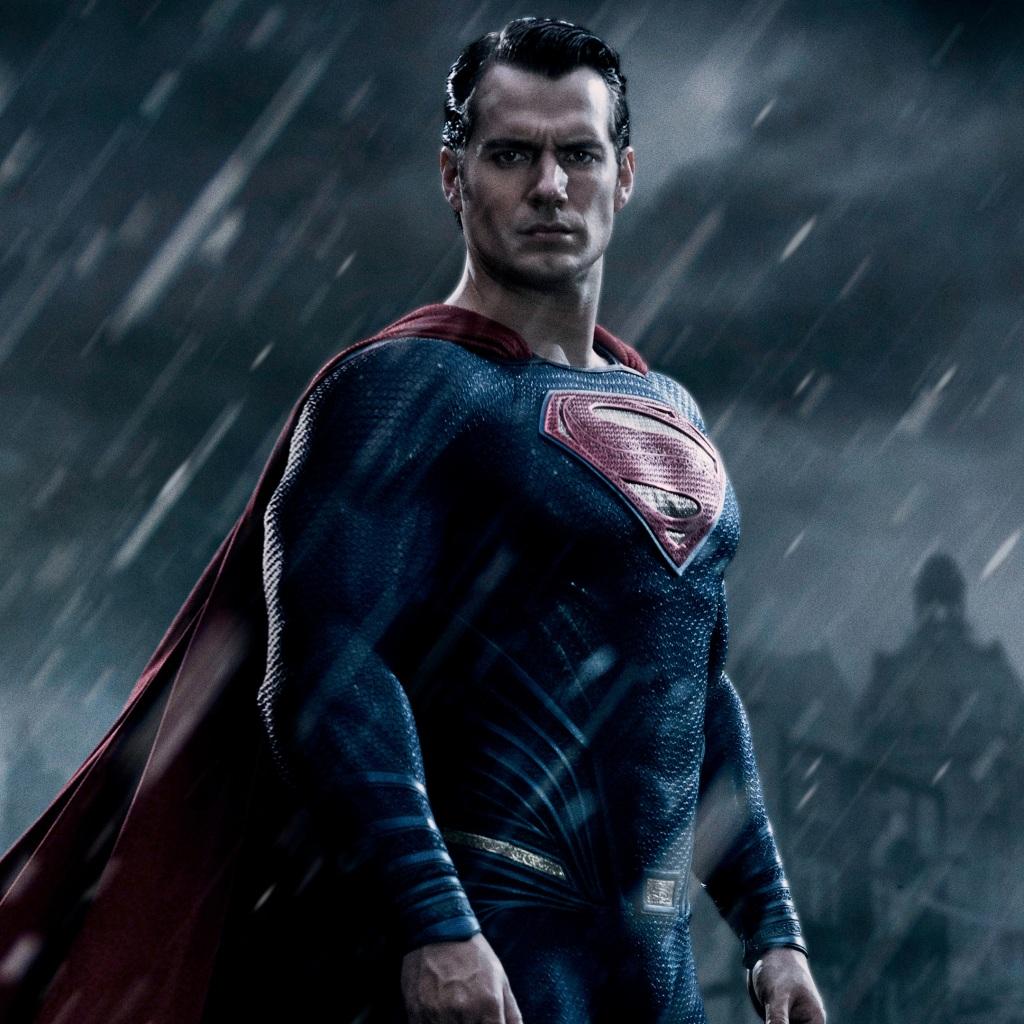 1024x1024 Wallpaper 4k Superman Henry Cavill In Man Of Steel 4k Wallpaper