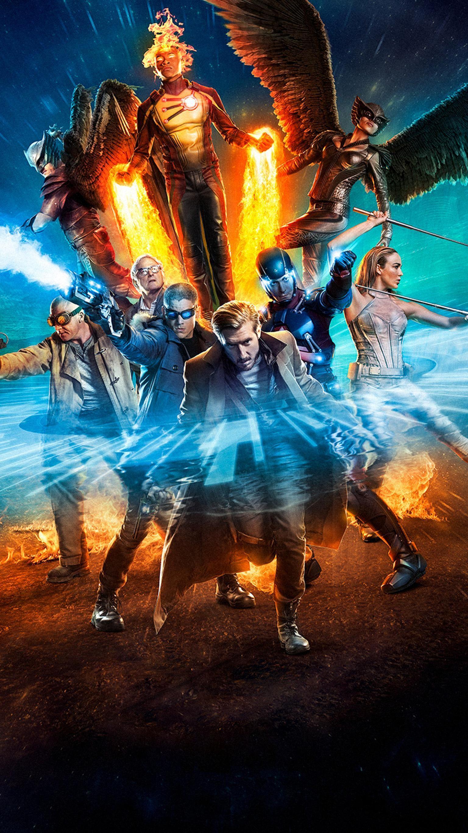 1536x2732 Dc's Legends Of Tomorrow Wallpaper