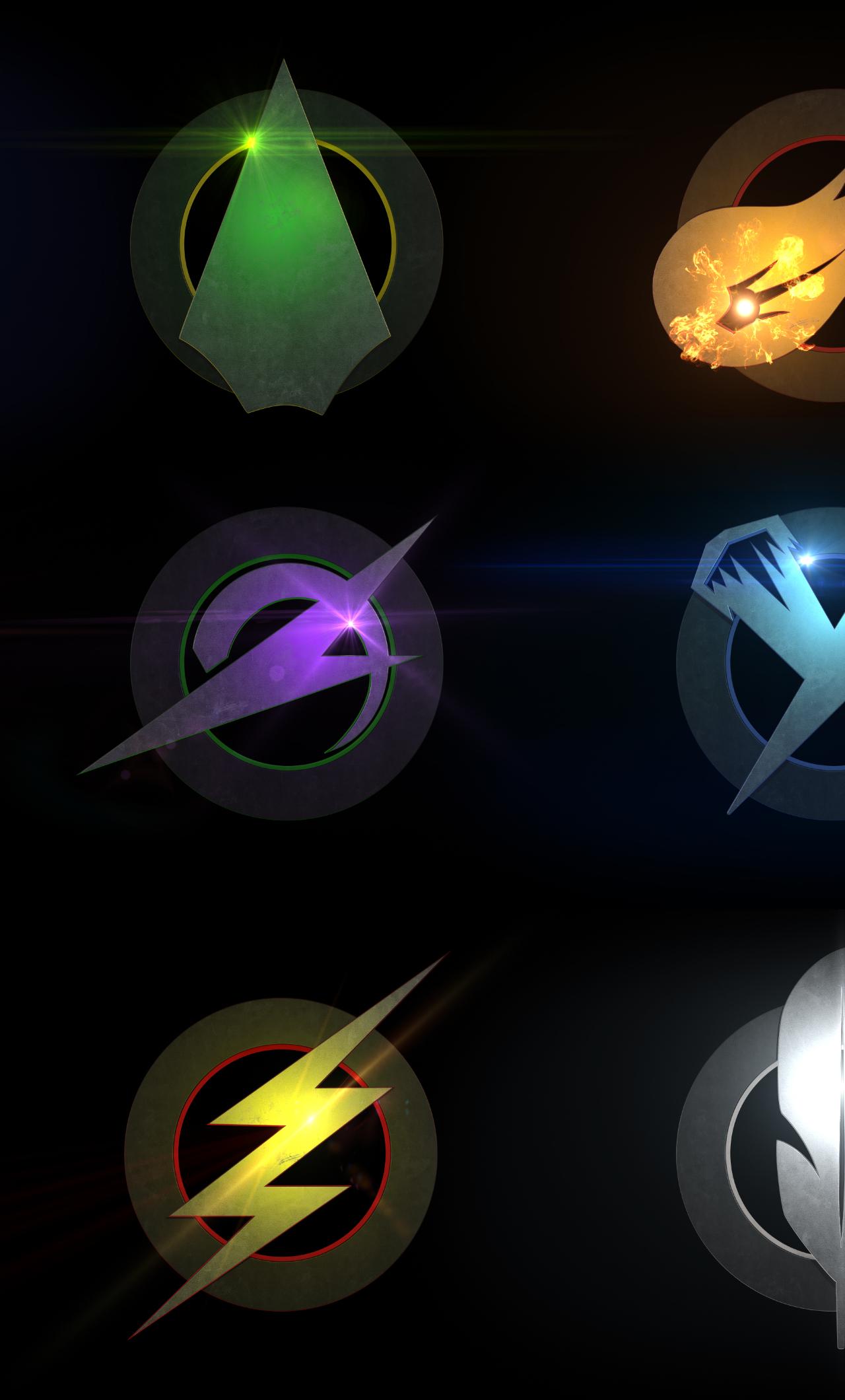 1280x2120 Legends Of Tomorrow Logo iPhone 6 plus Wallpaper, HD TV Series 4K Wallpaper, Image, Photo and Background