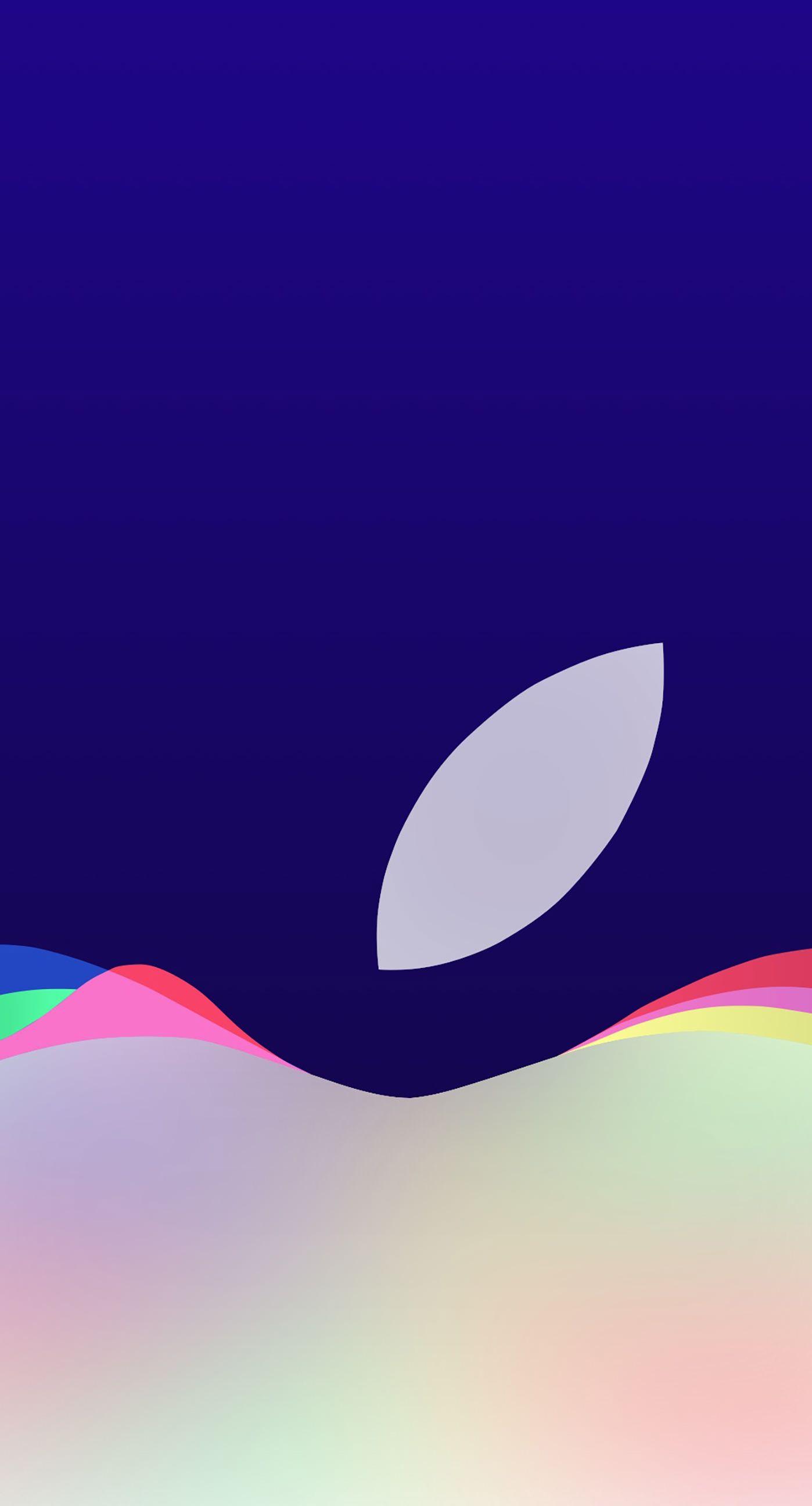 1398x2592 Apple logo event purple. wallpaper.sc iPhone6sPlus