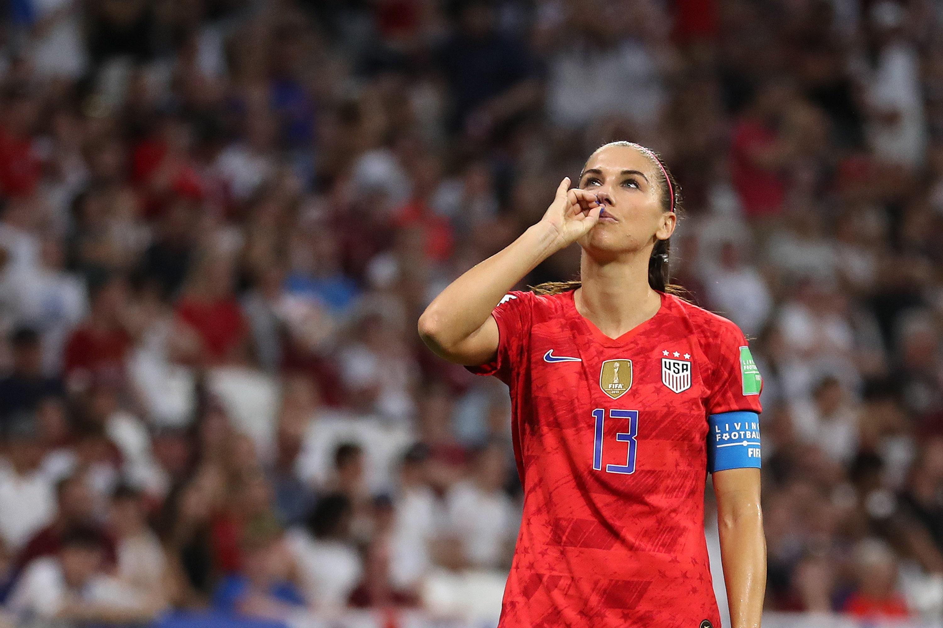 3000x2000 Alex Morgan Lit Up The Internet With Her Tea Sipping Celebration During The World Cup Semifinals