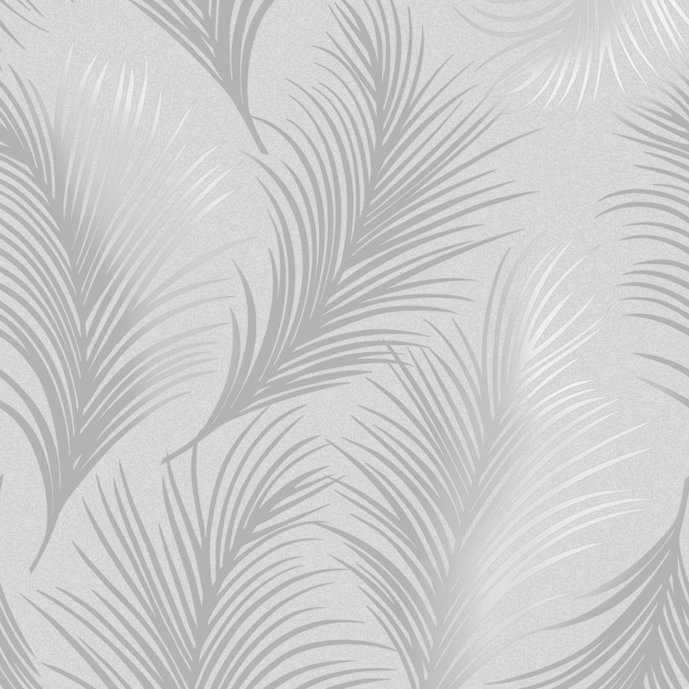 1000x1000 Holden Metallic Feather Pattern Wallpaper Leaf Motif Modern Textured Exclusive 50081. I Want Wallpaper