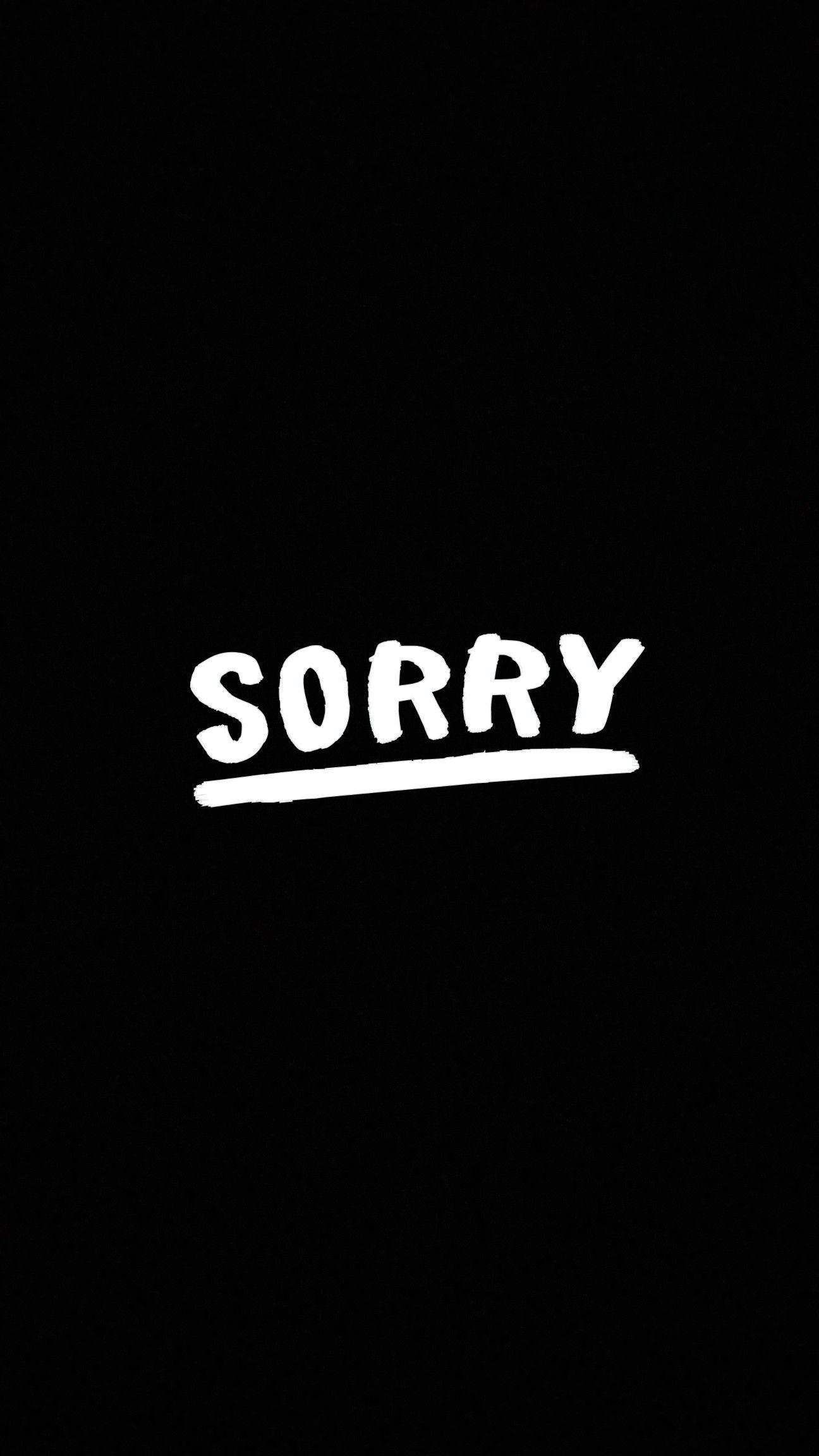 Sorry Black Wallpapers - Top Free Sorry Black Backgrounds - WallpaperAccess