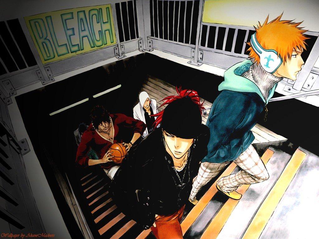1024x768 Bleach, Abarai Renji, Kurosaki Ichigo, Ikkaku Madarame, Yasutora Sado Wallpaper HD / Desktop and Mobile Background