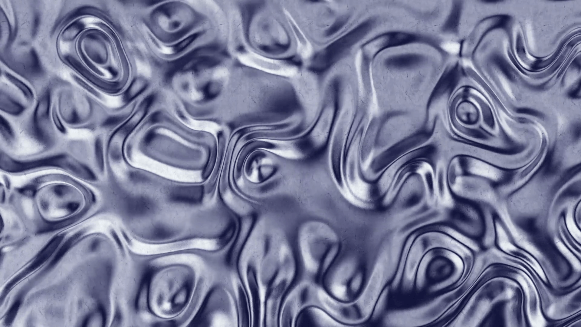 1920x1080 Silver liquid metal moving pattern perfectly looped. Cold version (2022)