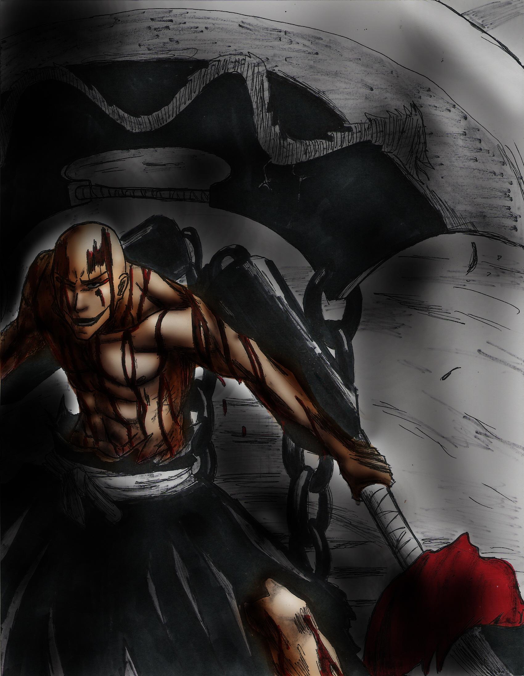 1700x2192 Bankai: Ikkaku Madarame