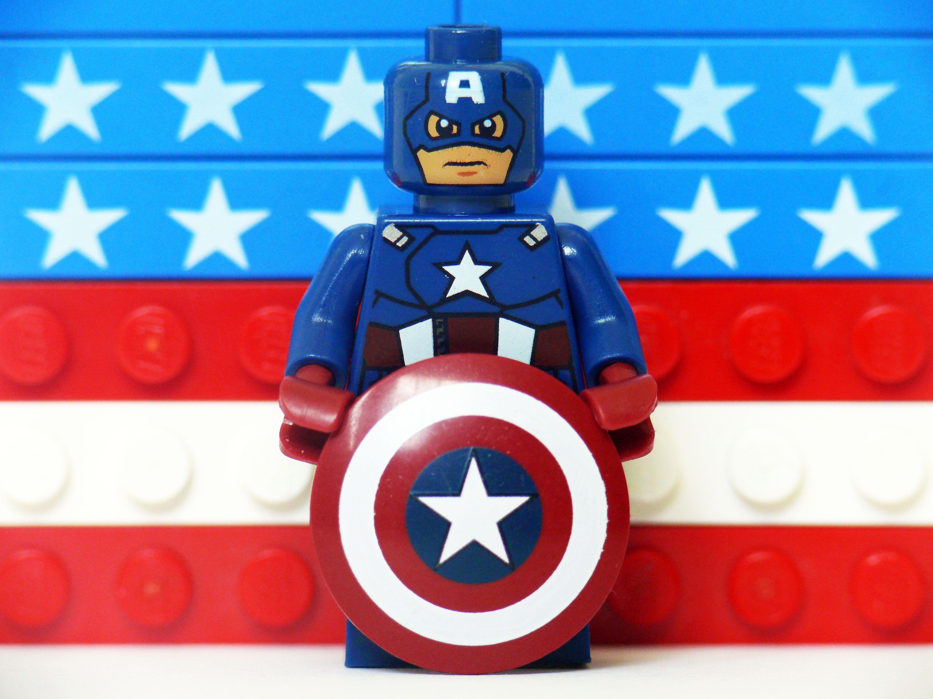 3583x2685 Lego Captain America Wallpaper