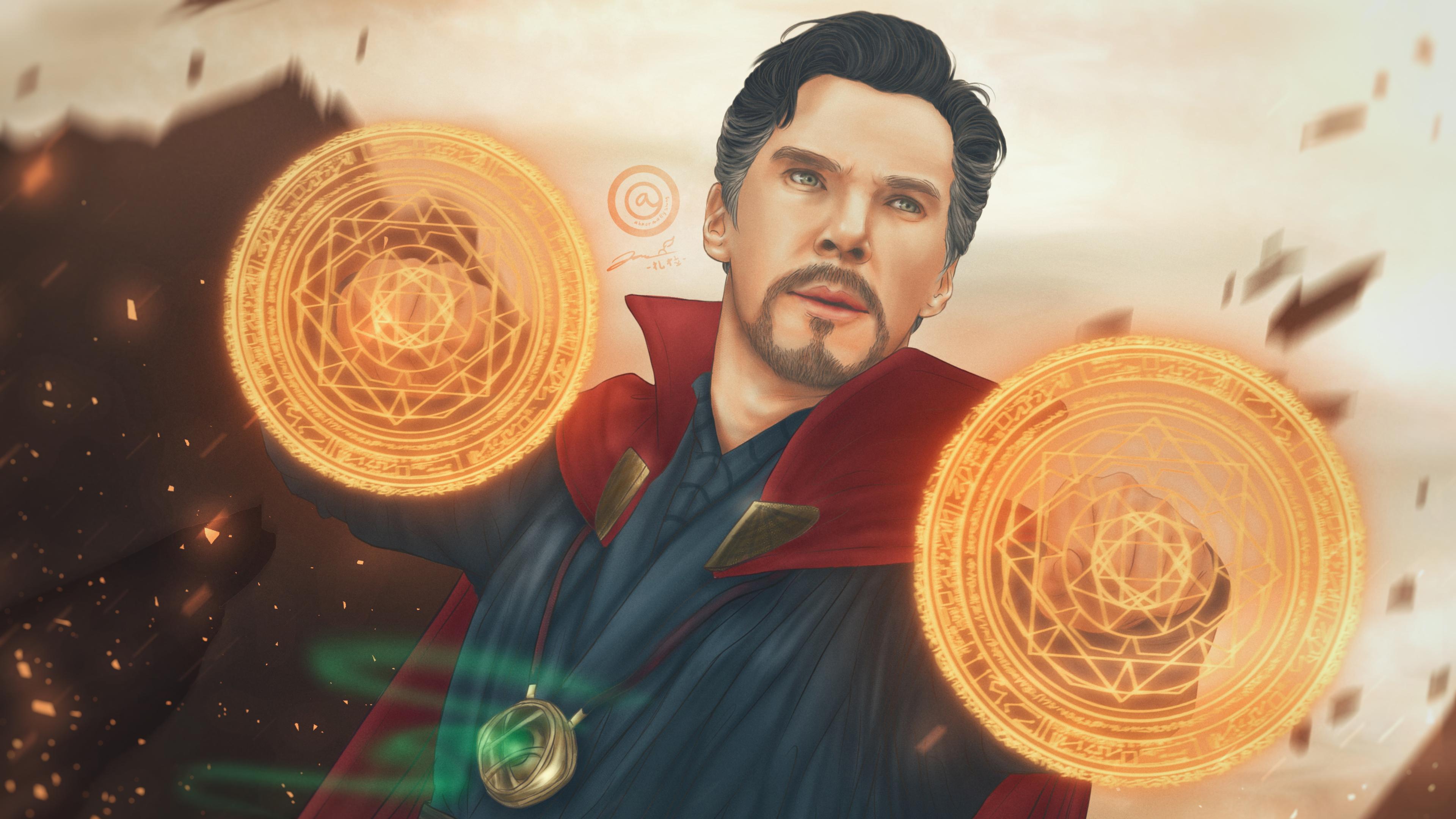 3840x2160 Wallpaper 4k Doctor Strange art Wallpaper