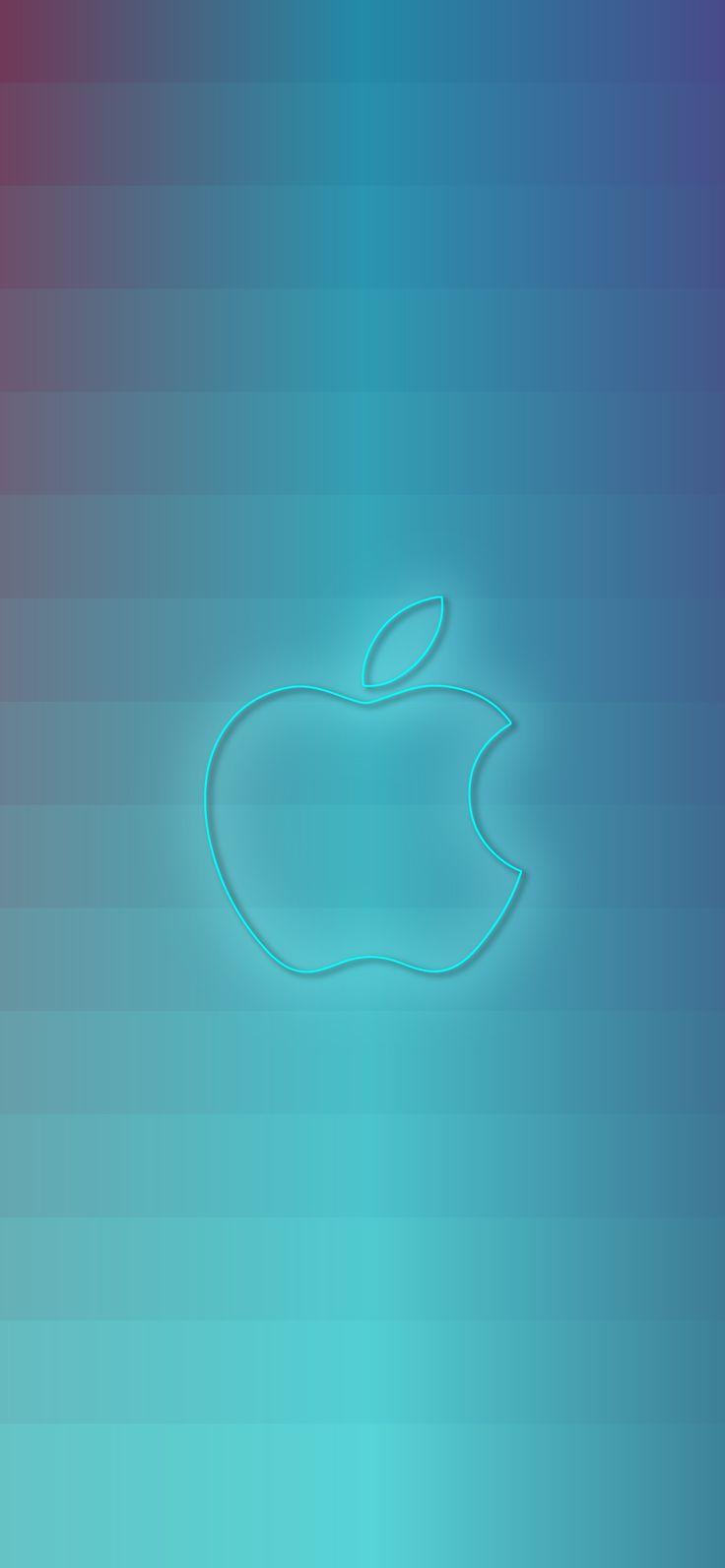 Neon Blue Apple Wallpapers Top Free Neon Blue Apple Backgrounds