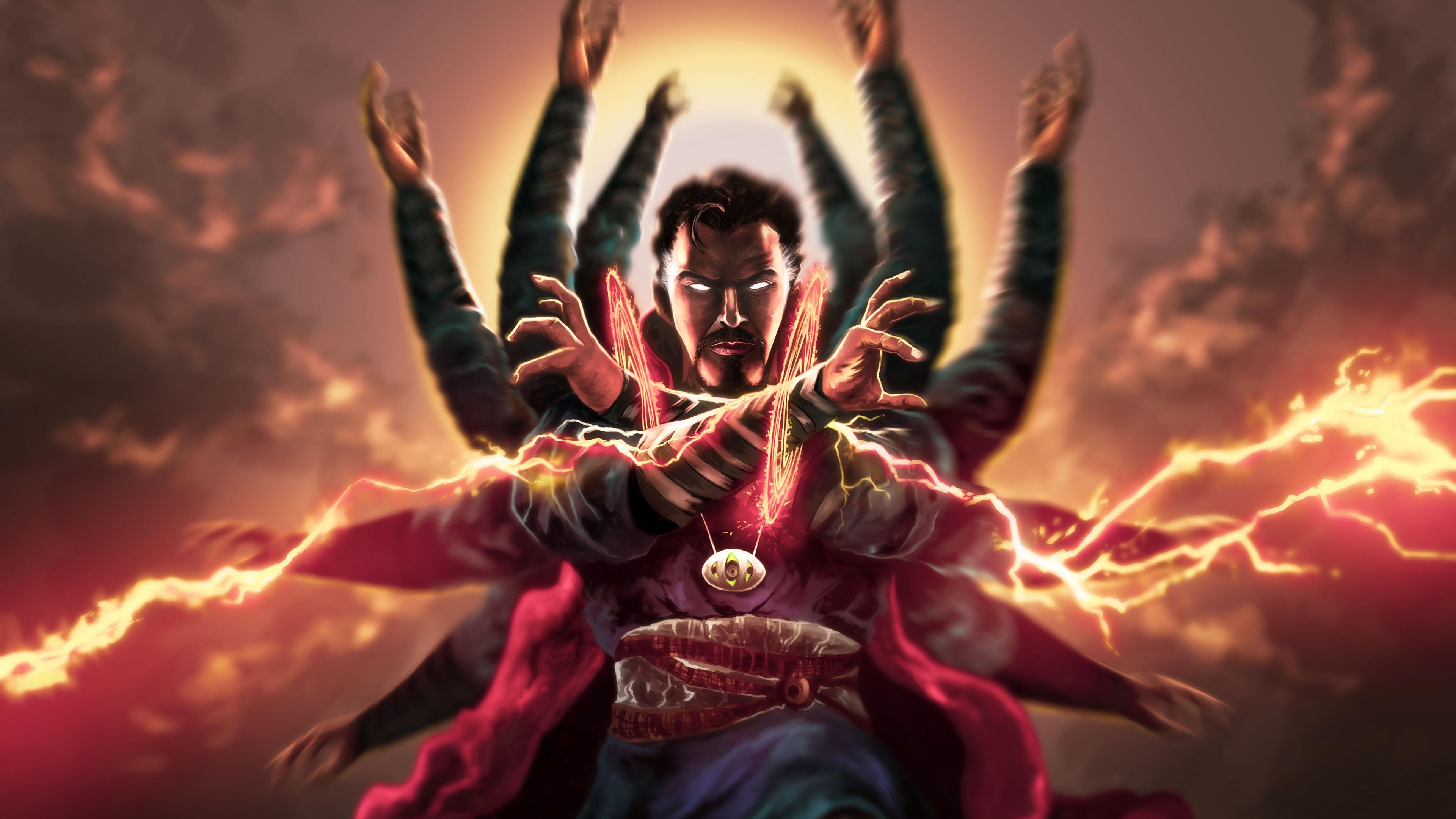 3840x2160 Wallpaper 4k Doctor Strange Art 4k Wallpaper
