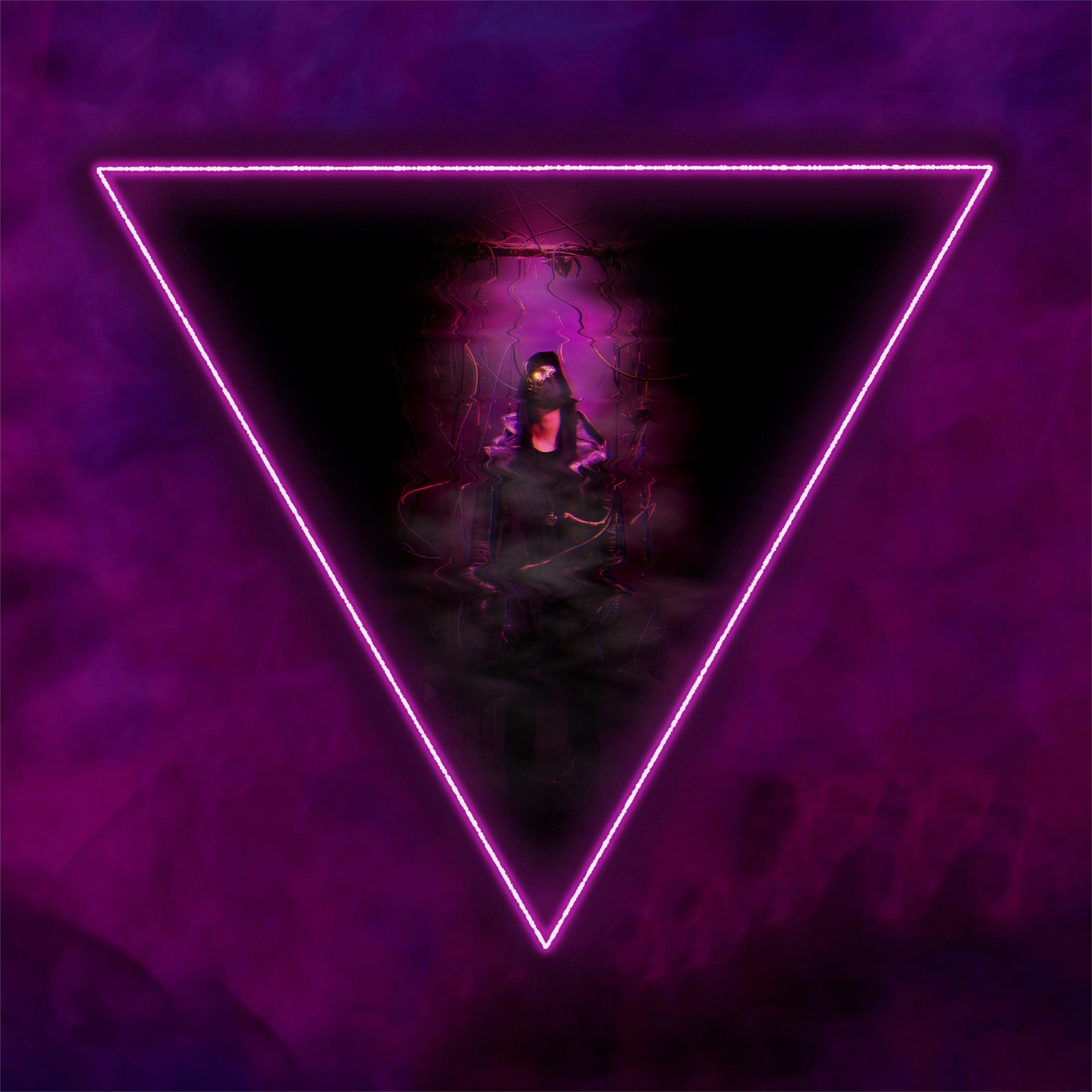 2732x2732 cyberpunk abstract triangle darkness iPad Pro Wallpaper Free Download