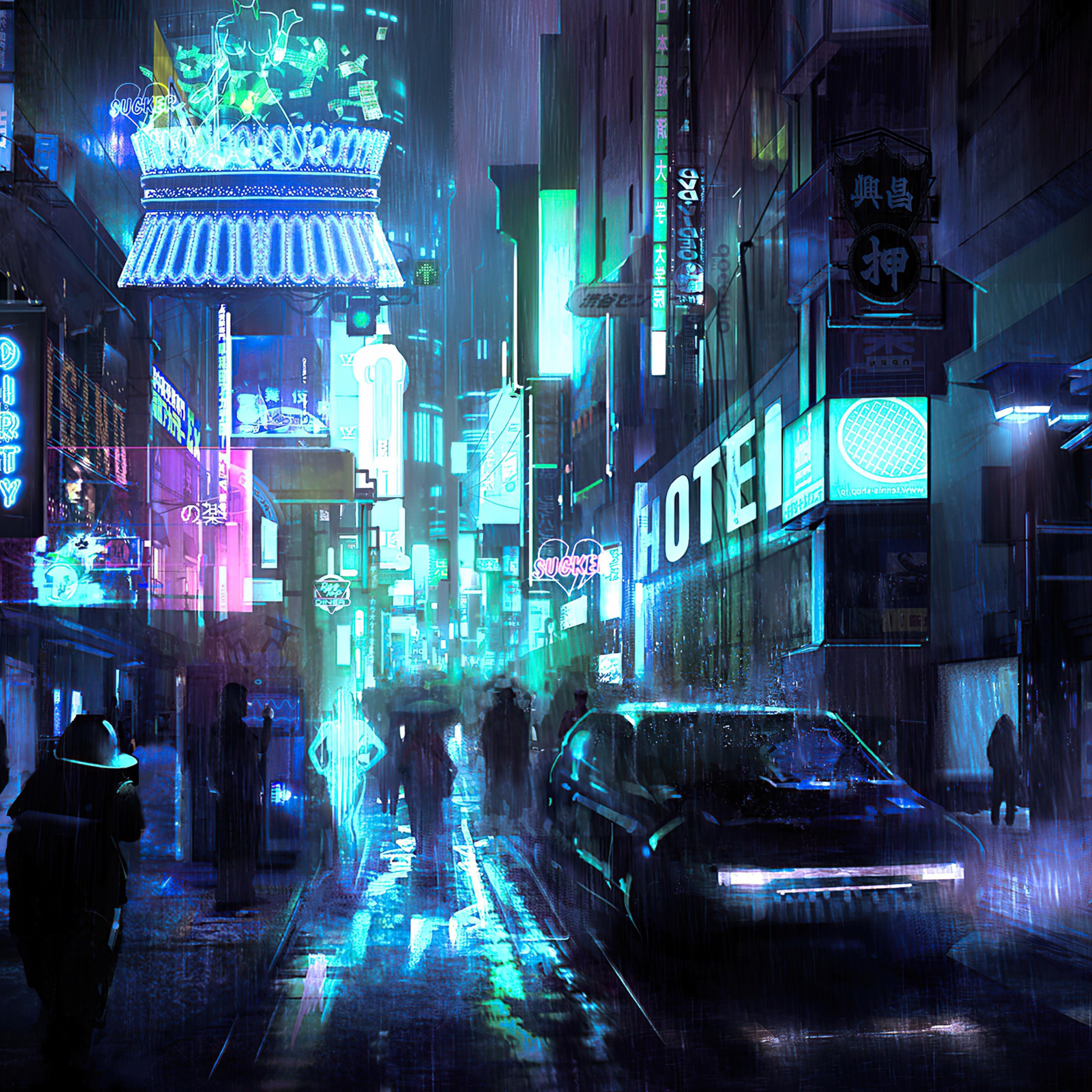 Cyberpunk iPad Wallpapers - Top Free Cyberpunk iPad Backgrounds ...