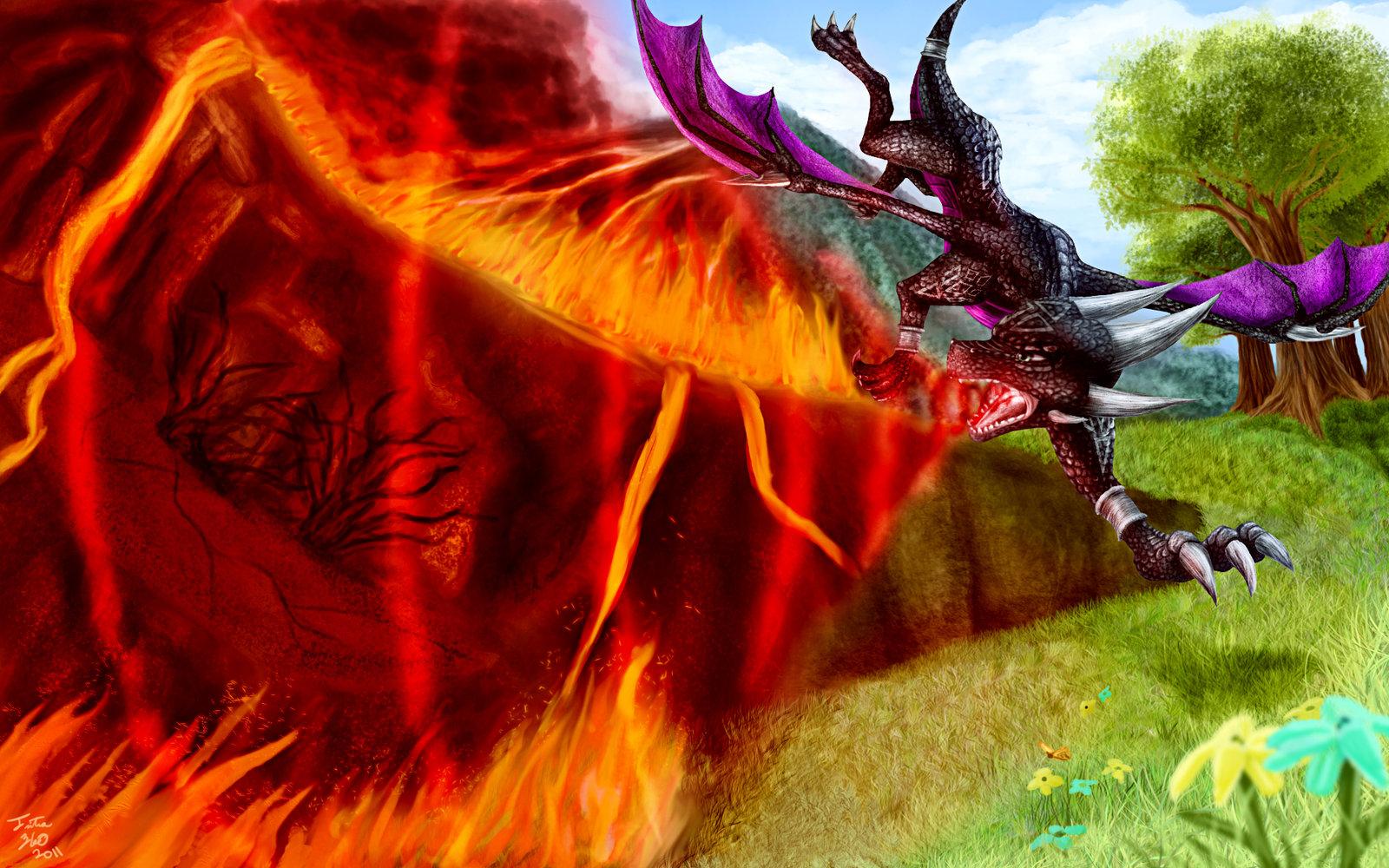 1600x1000 Cynder The Dragon Legend Of Spyro Anime Image Board